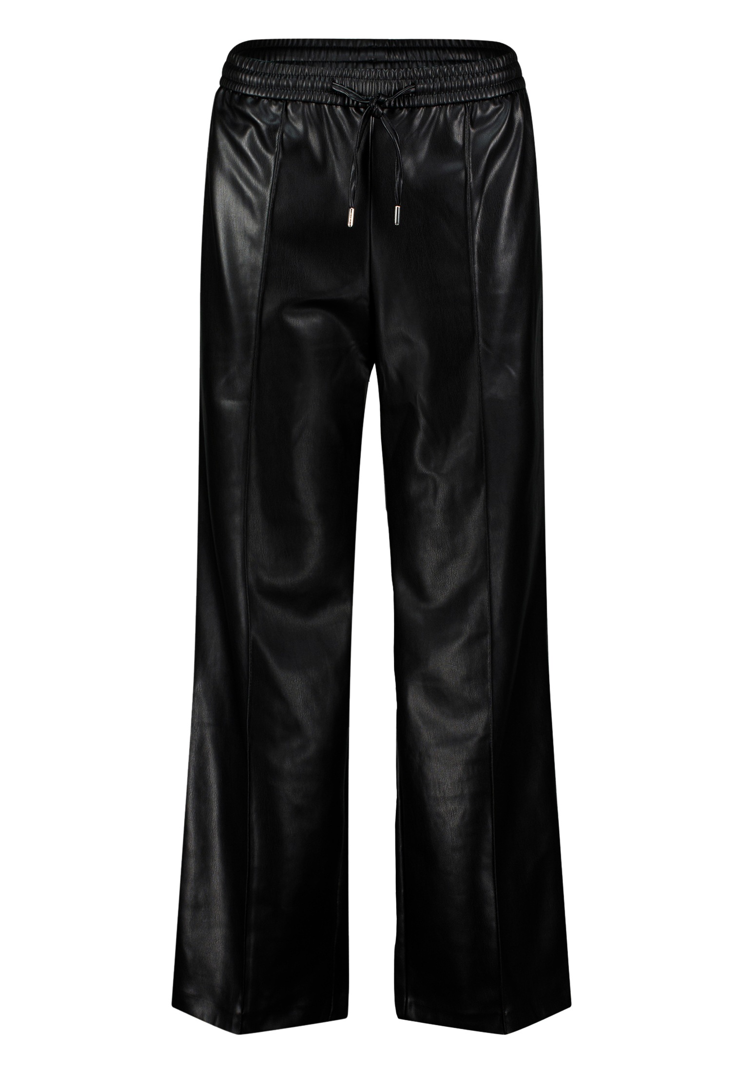 Zero Stoffhose "Damen in Lederoptik weites Bein 30 Inch" weiteres Detail günstig online kaufen