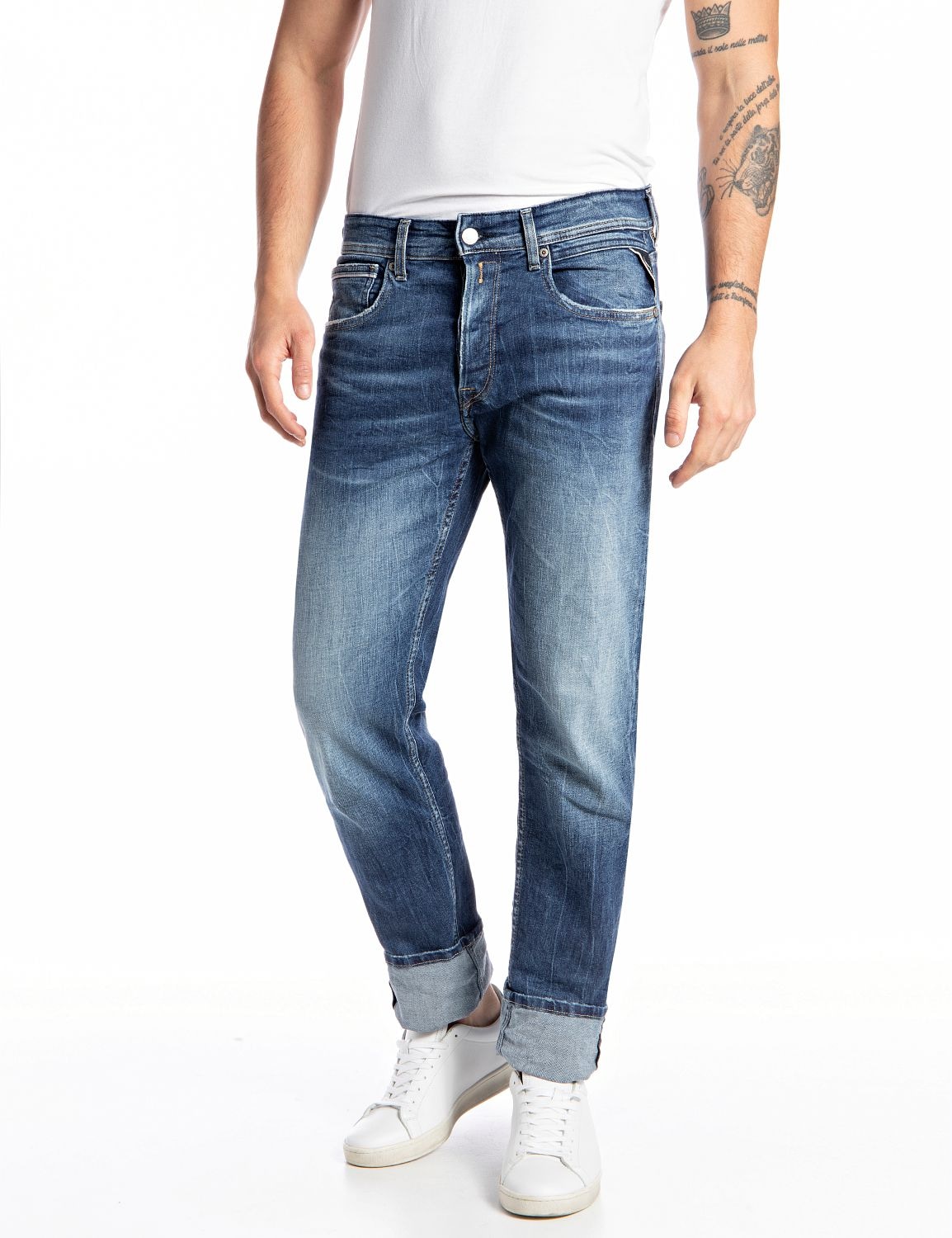 Replay Straight-Jeans "GROVER", in vielen verschiedenen Waschungen, mit Stretch