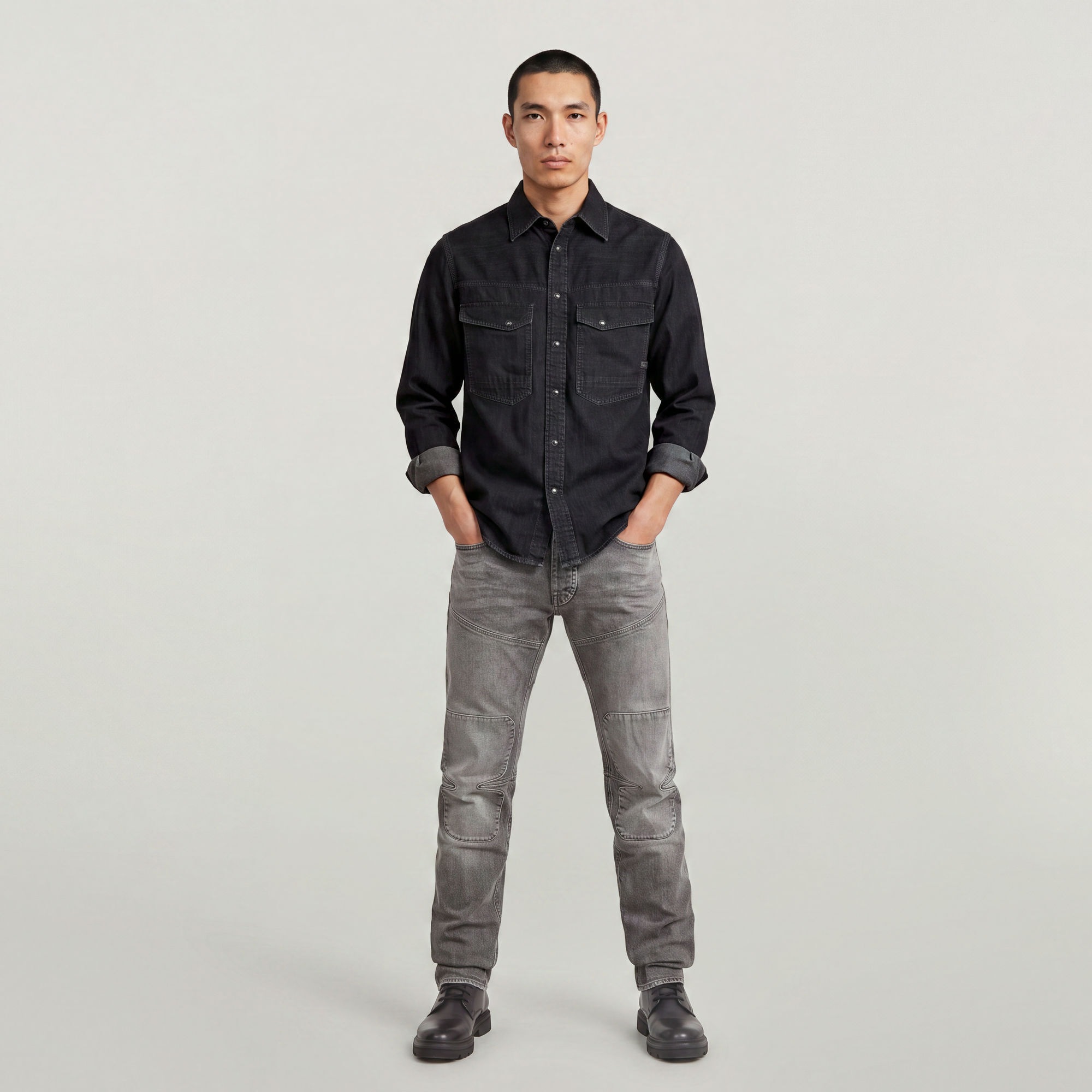G-STAR Regular-fit-Jeans »Biker Patched Slim Jeans«