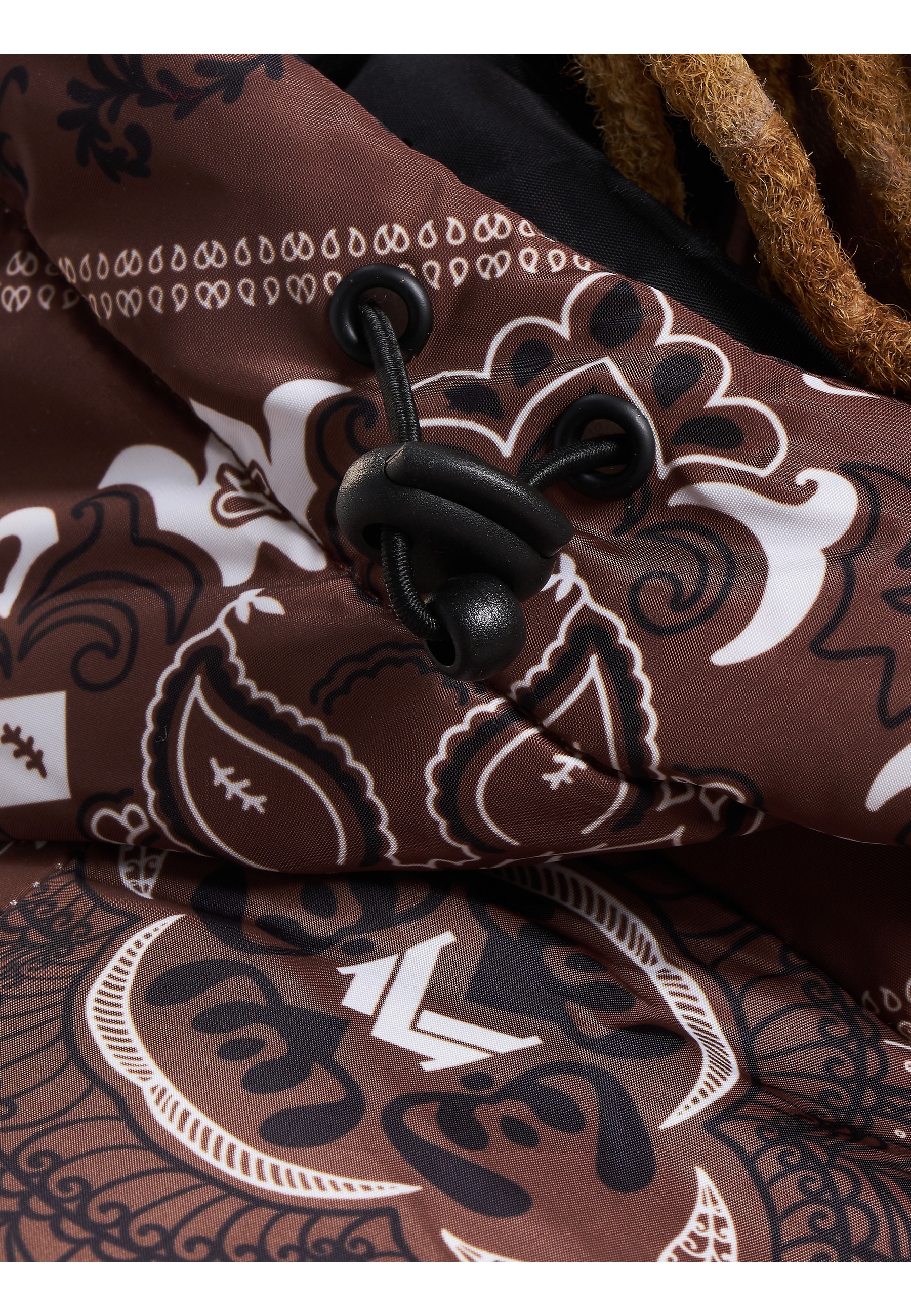 Karl Kani Winterjacke »Karl Kani Herren KM233-037-2 KK OG Paisley Puffer Jacket« 1 Stk. tlg. mit Kapuze