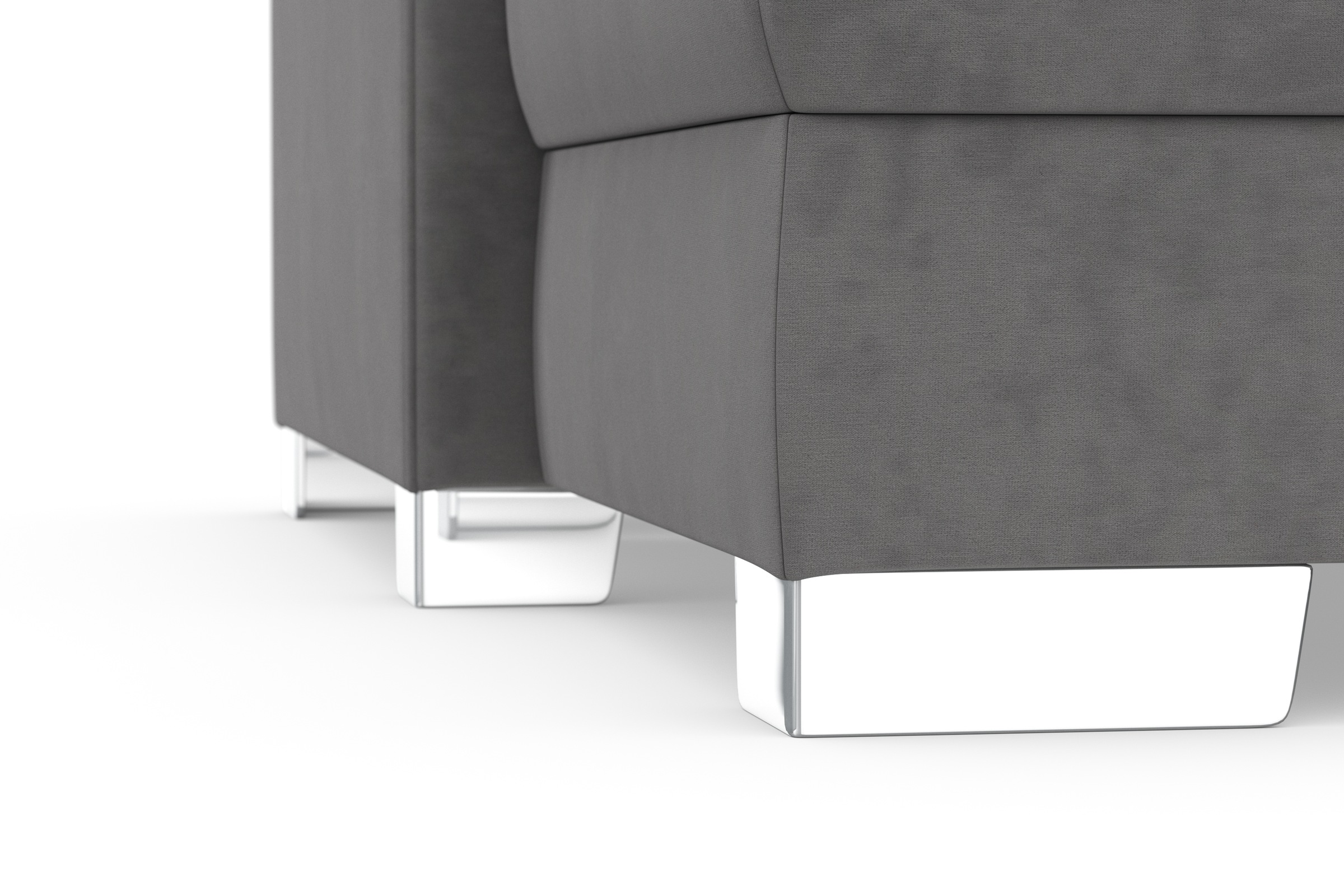 DOMO collection Ecksofa »Anzio L-Form«, wahlweise mit Bettfunktion und Federkern