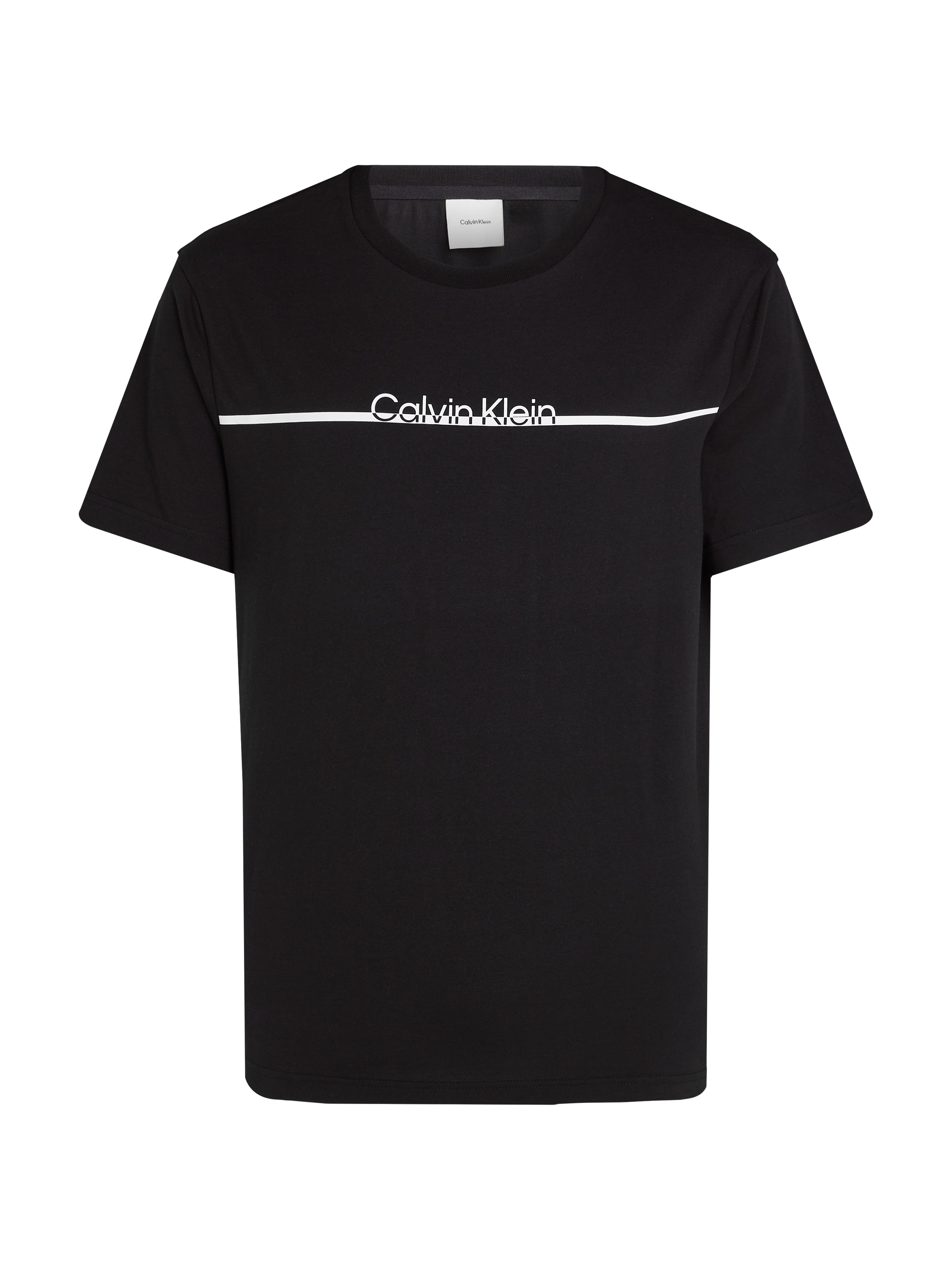 Calvin Klein Rundhalsshirt »SPLIT LINE LOGO T-SHIRT«, mit Logoprint