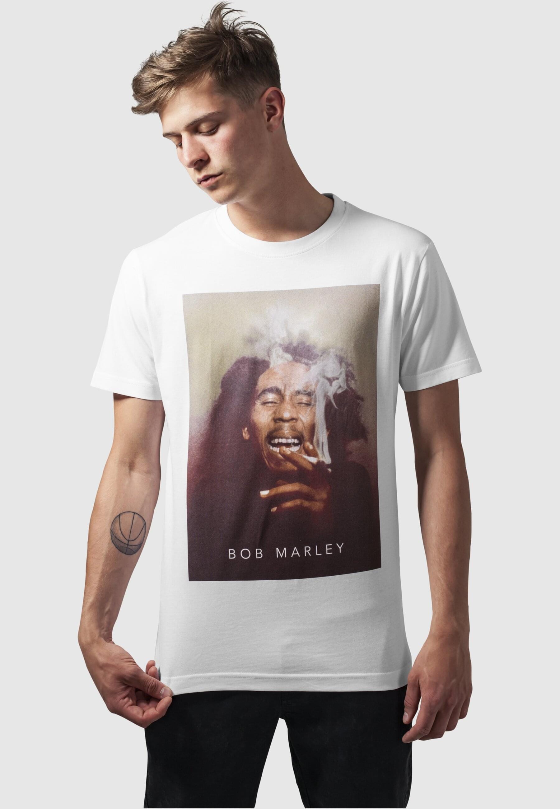 MisterTee T-Shirt »MisterTee Herren Bob Marley Smoke Tee«, (1 tlg.)