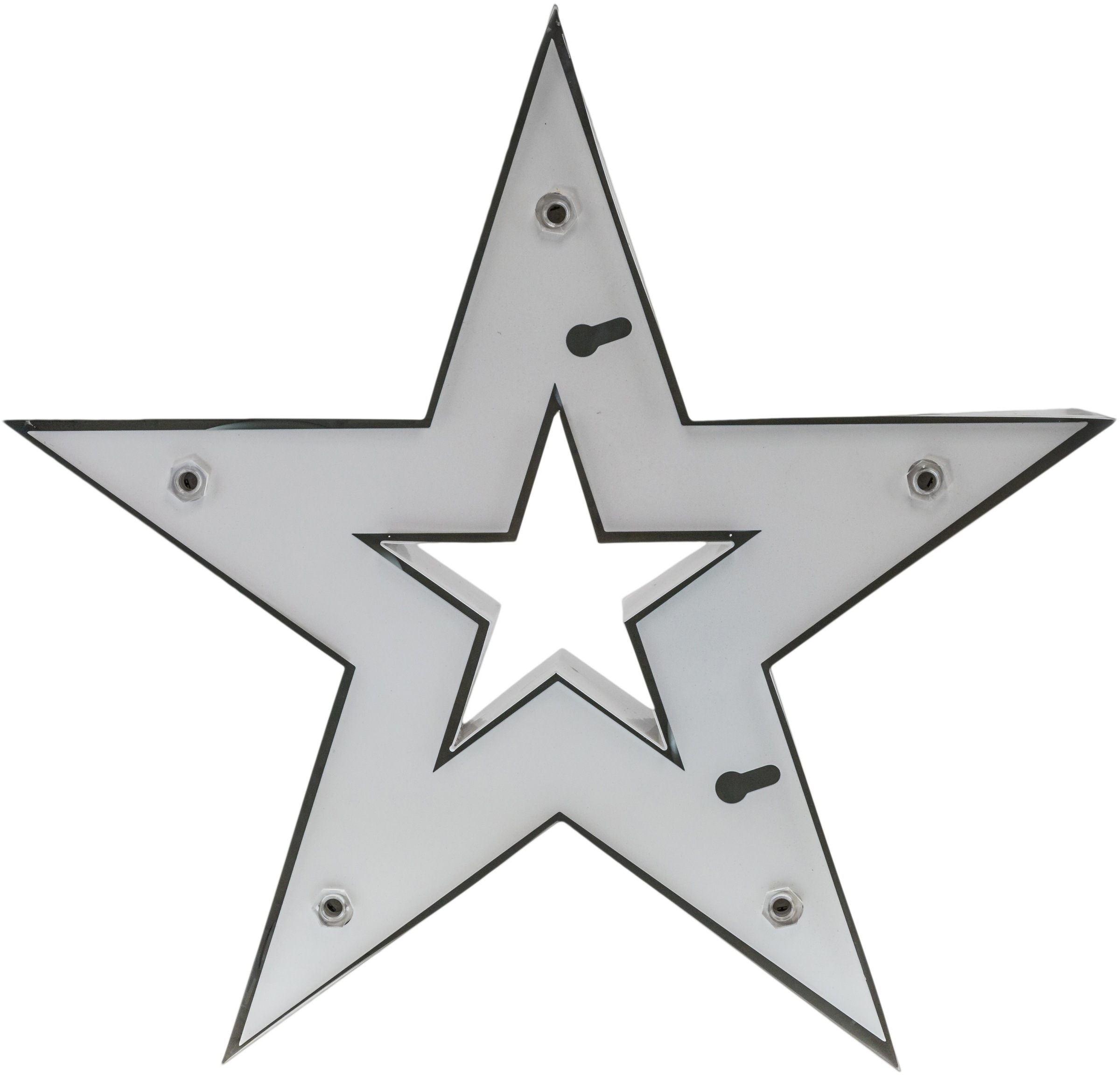 MARQUEE Star E14 (exkl.) Dekolicht BAUR Wandlampe, LIGHTS - Lichtquellen 10 »Star«, Tischlampe flammig-flammig, | LED 10 38x38cm