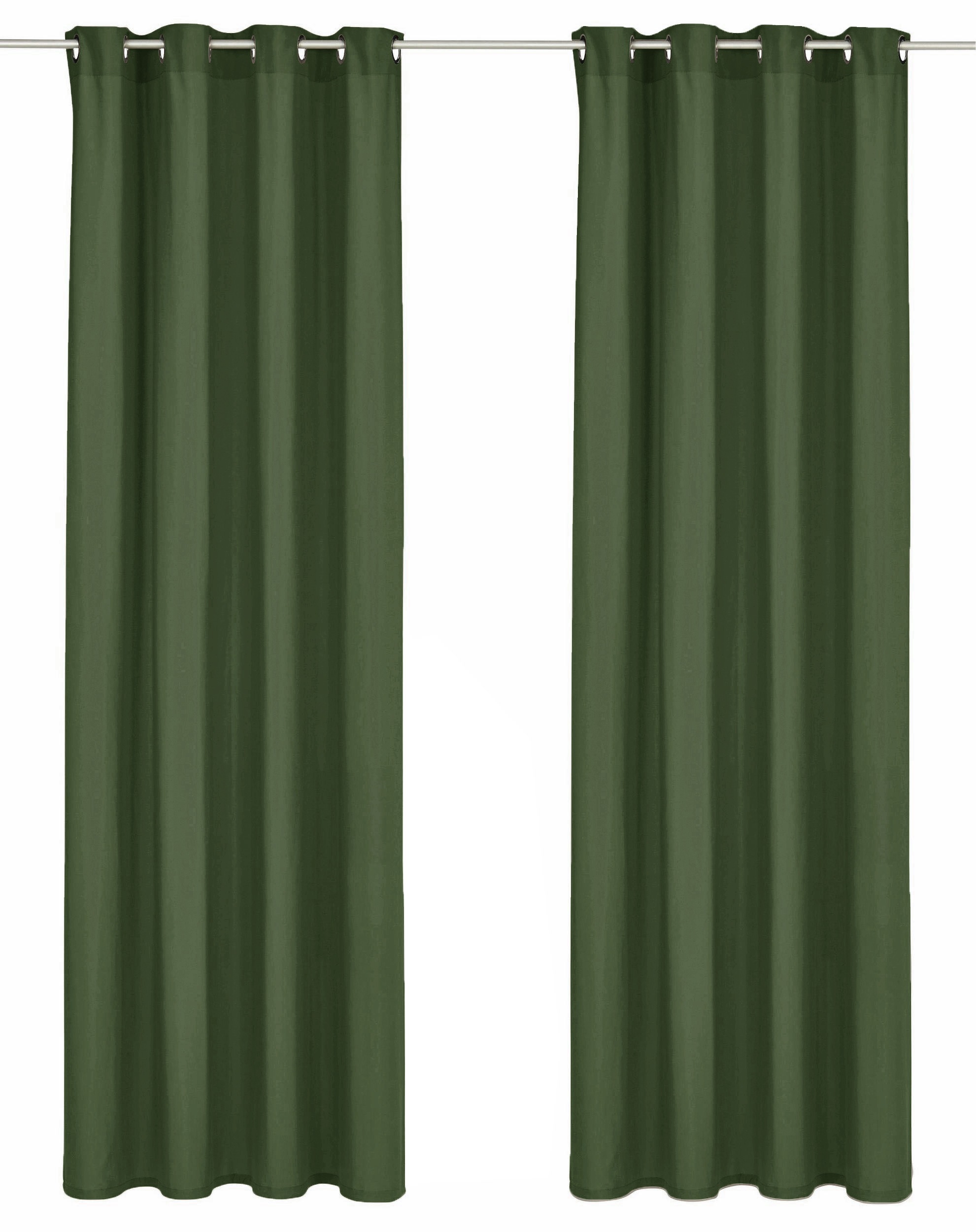 OTTO home "Parry" Ösen 2 Stk. tlg. 2-er Set, blickdicht, monochrom, basic günstig online kaufen