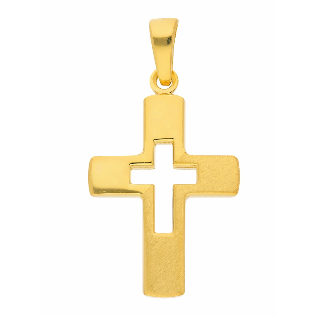 Adelia´s Kettenanhänger »925 Silber Kreuz Anhänger« Silberschmuck für Damen  & Herren