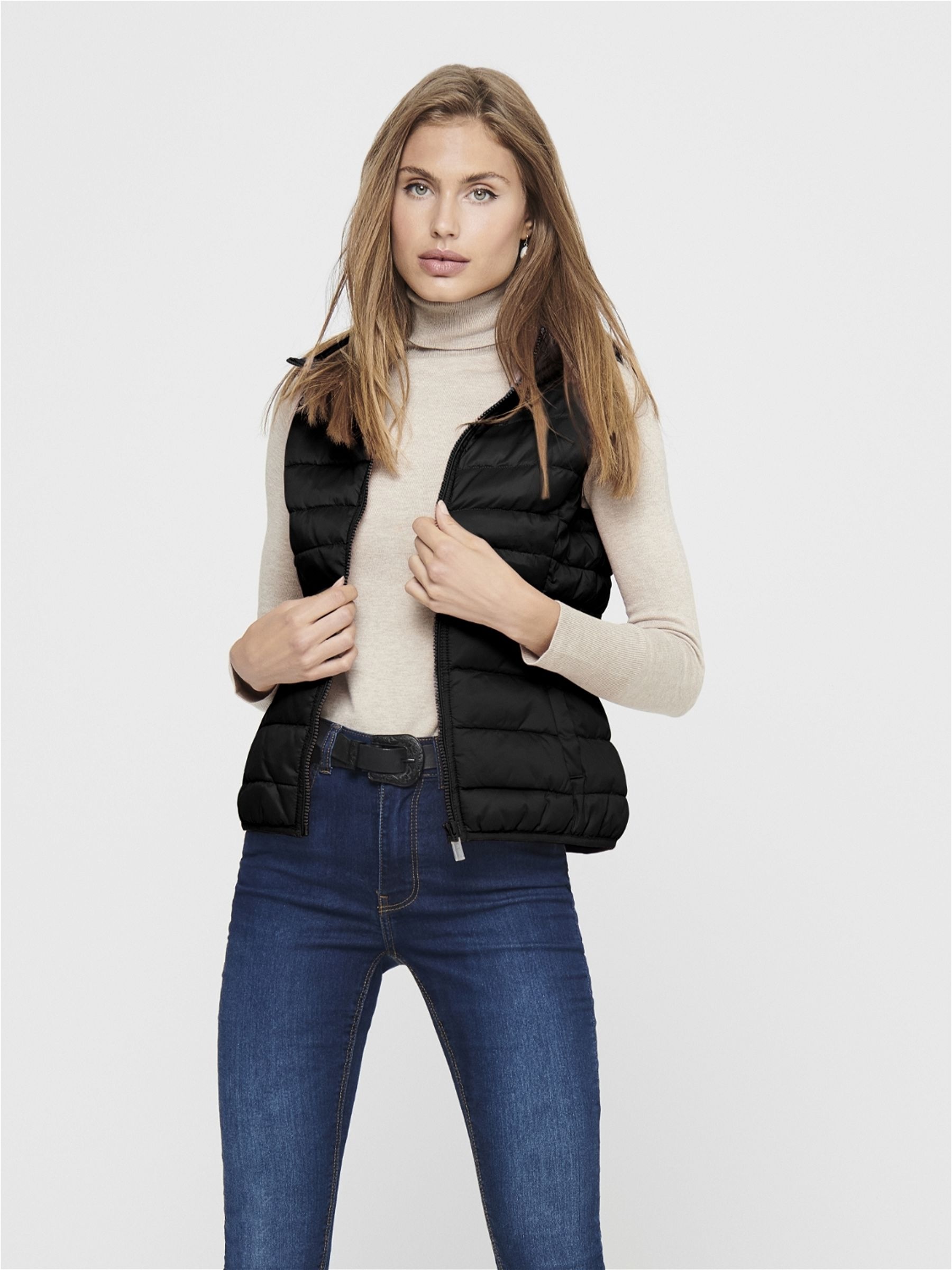 ONLY Steppweste "ONLNEWTAHOE HOOD WAISTCOAT OTW NOOS", mit Kaputze günstig online kaufen