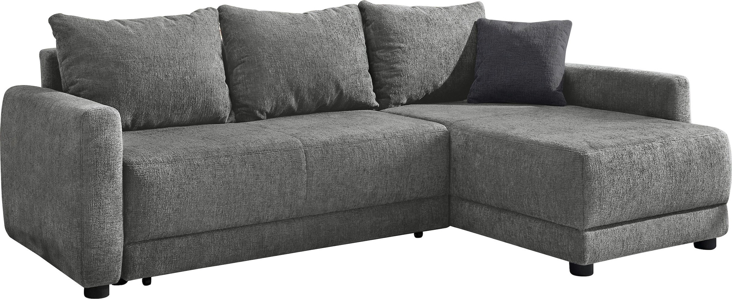 Jockenhöfer Gruppe Ecksofa »Venezia, inklusive Bettfunktion und Bettkasten« Ottomane links oder rechts montierbar, inkl. Rücken- und Zierkissen