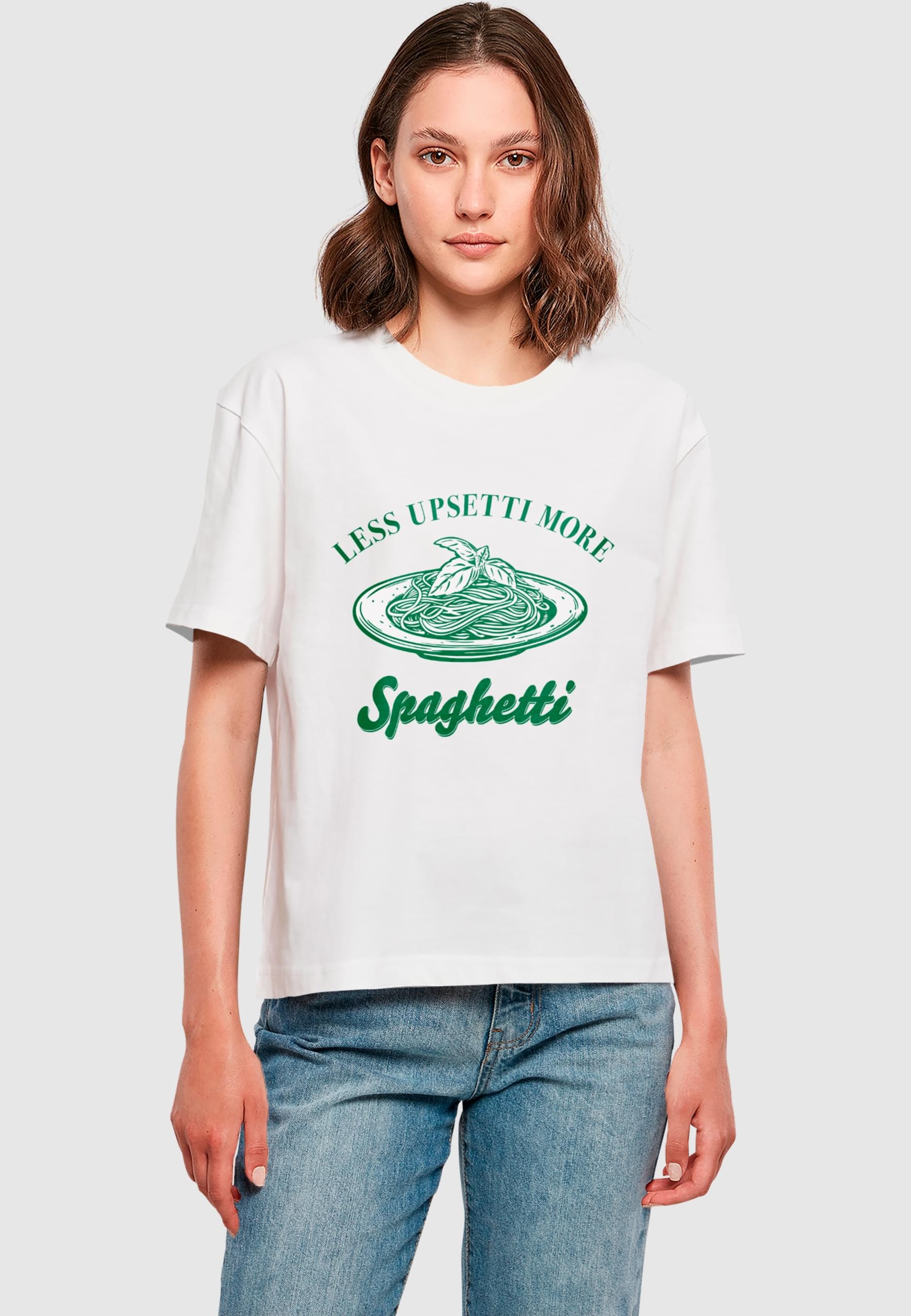 Miss Tee T-Shirt »Miss Tee Less Upsetti Tee«, (1 tlg.)