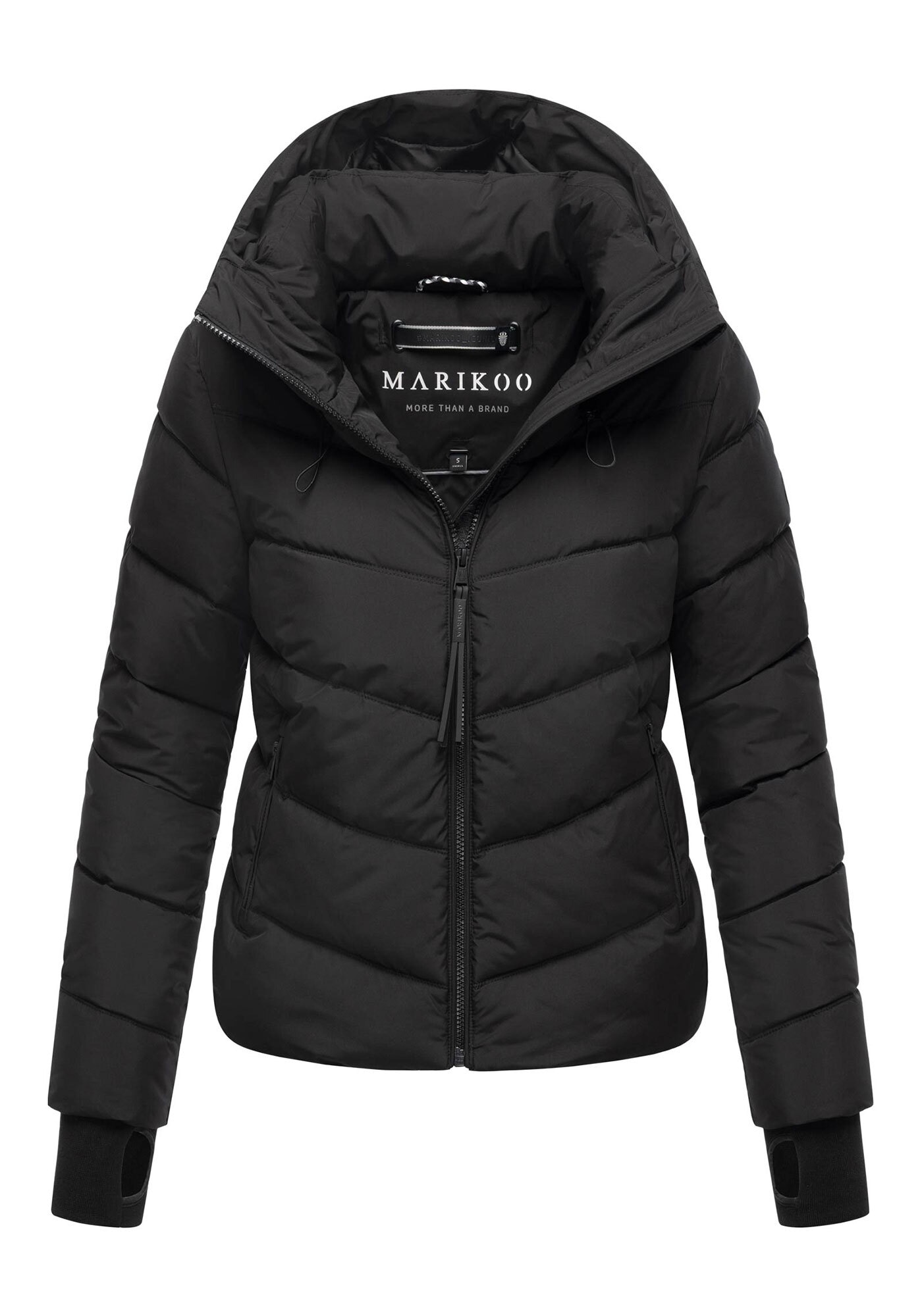 Marikoo Winterjacke »Yukanii«, Ärmelbündchen mit Daumenloch