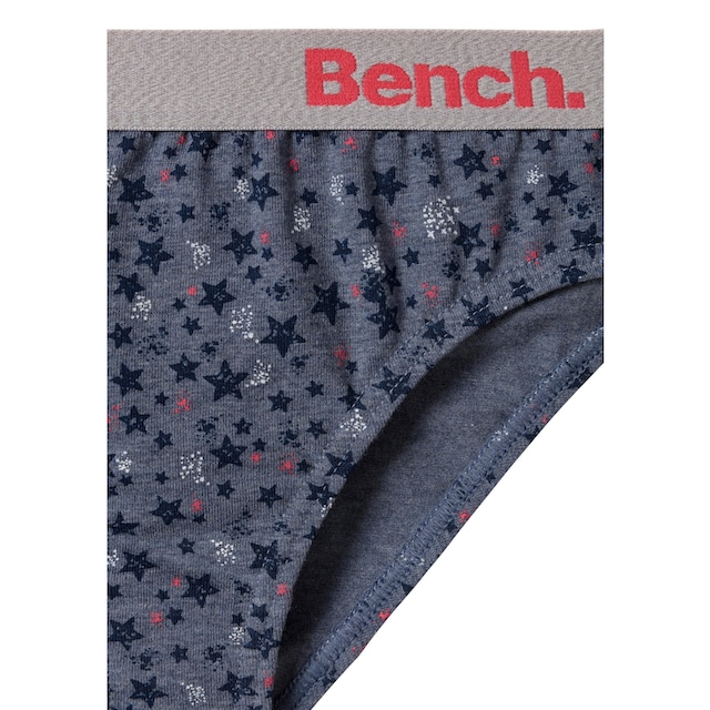Bench. Slip, (Packung, 3 St.), mit Sternen Print und unifarben kaufen | BAUR