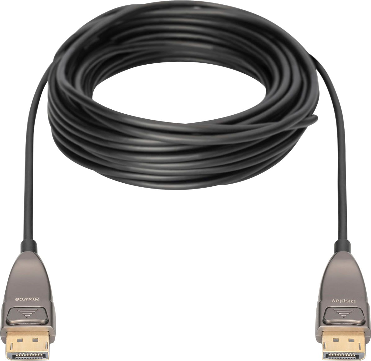 Digitus SAT-Kabel »DisplayPort™ AOC Hybrid Glasfaserkabel, UHD 8K«, DisplayPort, 1500 cm