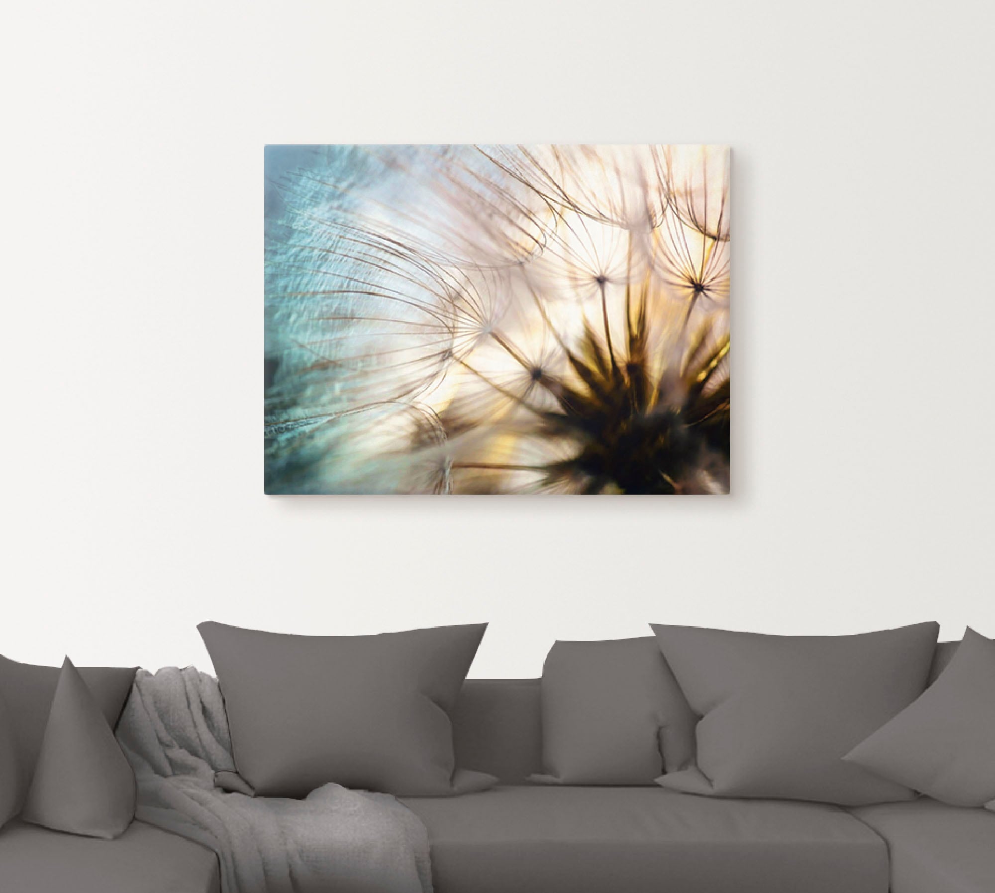 Artland Wandbild »Pusteblume Makro abstrakt«, Blumen, (1 St.), als Alubild, Outdoorbild, Leinwandbild, Poster, Wandaufkleber