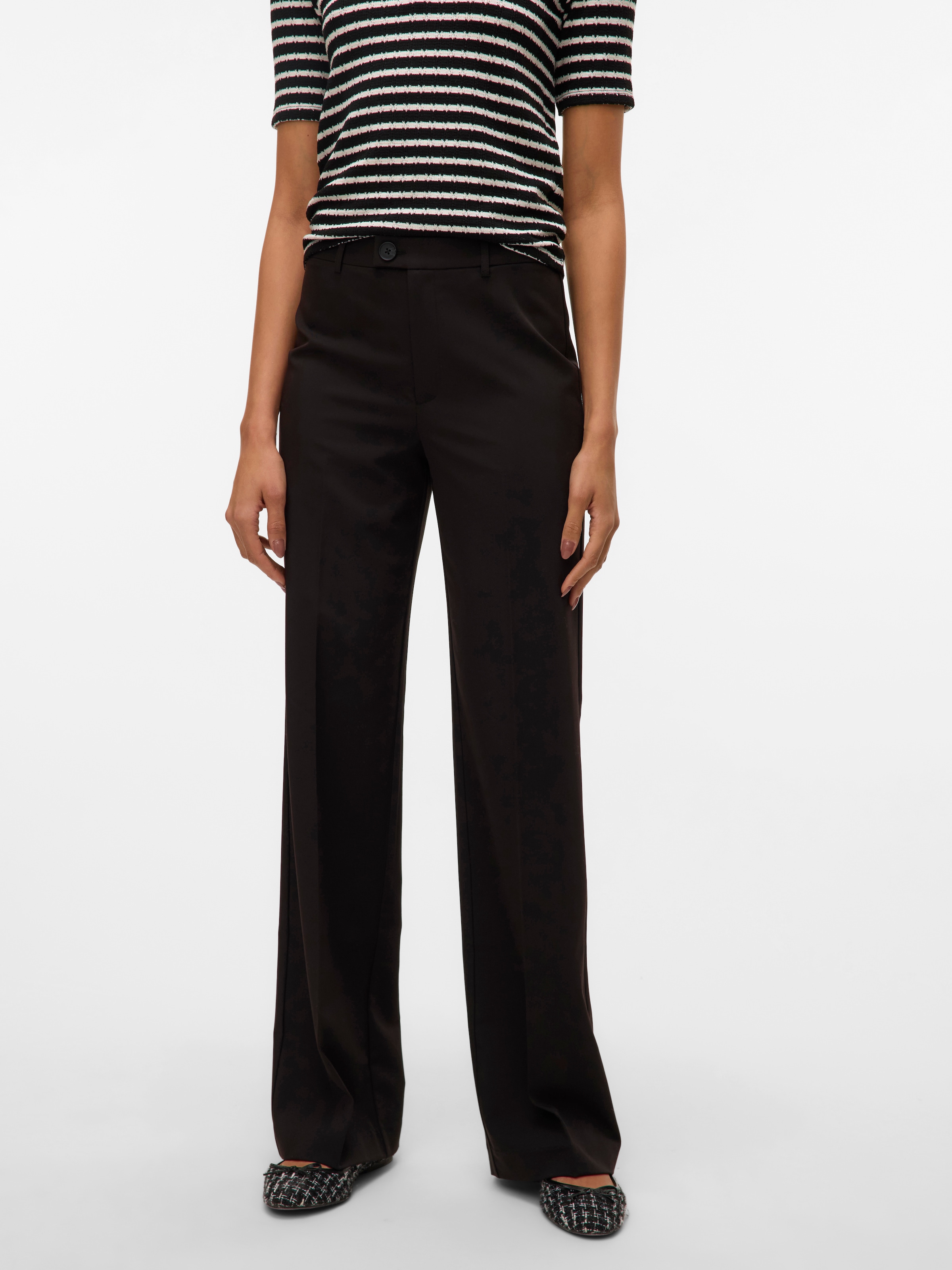 Vero Moda Anzughose "VMTEXAS MW STRAIGHT PANT NOOS" günstig online kaufen