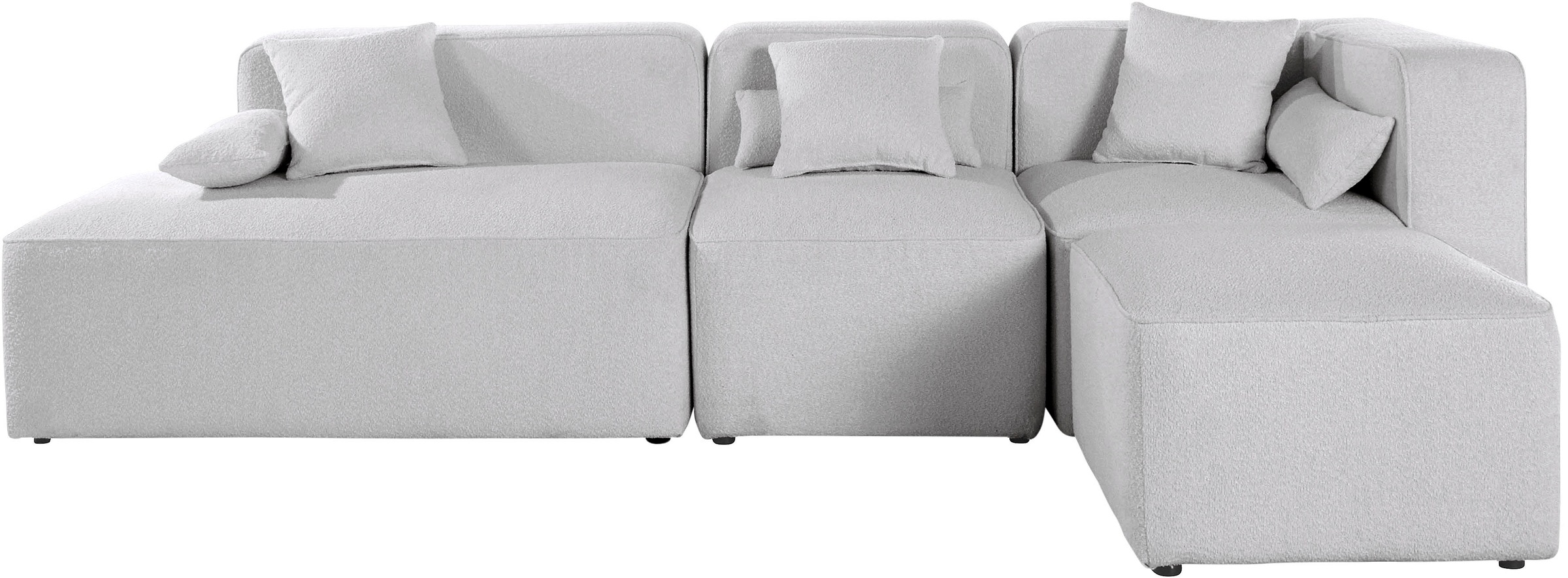Home affaire Ecksofa "Sundstrup L-Form" Modulserie, individuelle Zusammenst günstig online kaufen