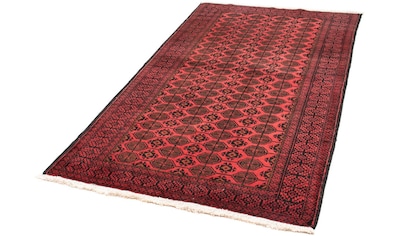 Hochflor-Läufer »Belutsch Durchgemustert Rosso 205 x 112 cm«, rechteckig