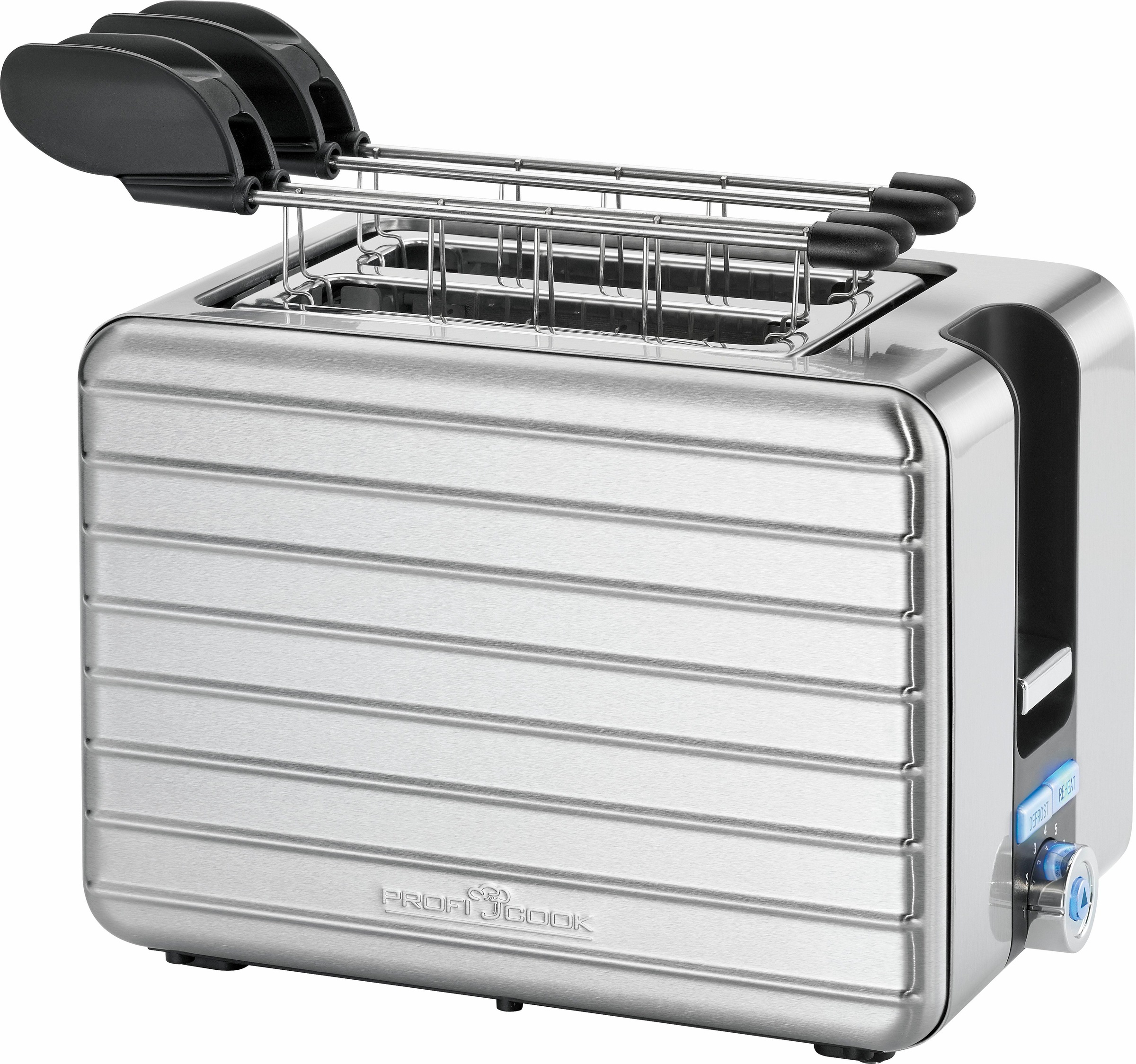 ProfiCook Toaster "PC-TAZ 1110", 2 kurze Schlitze, für 2 Scheiben, 1050 W