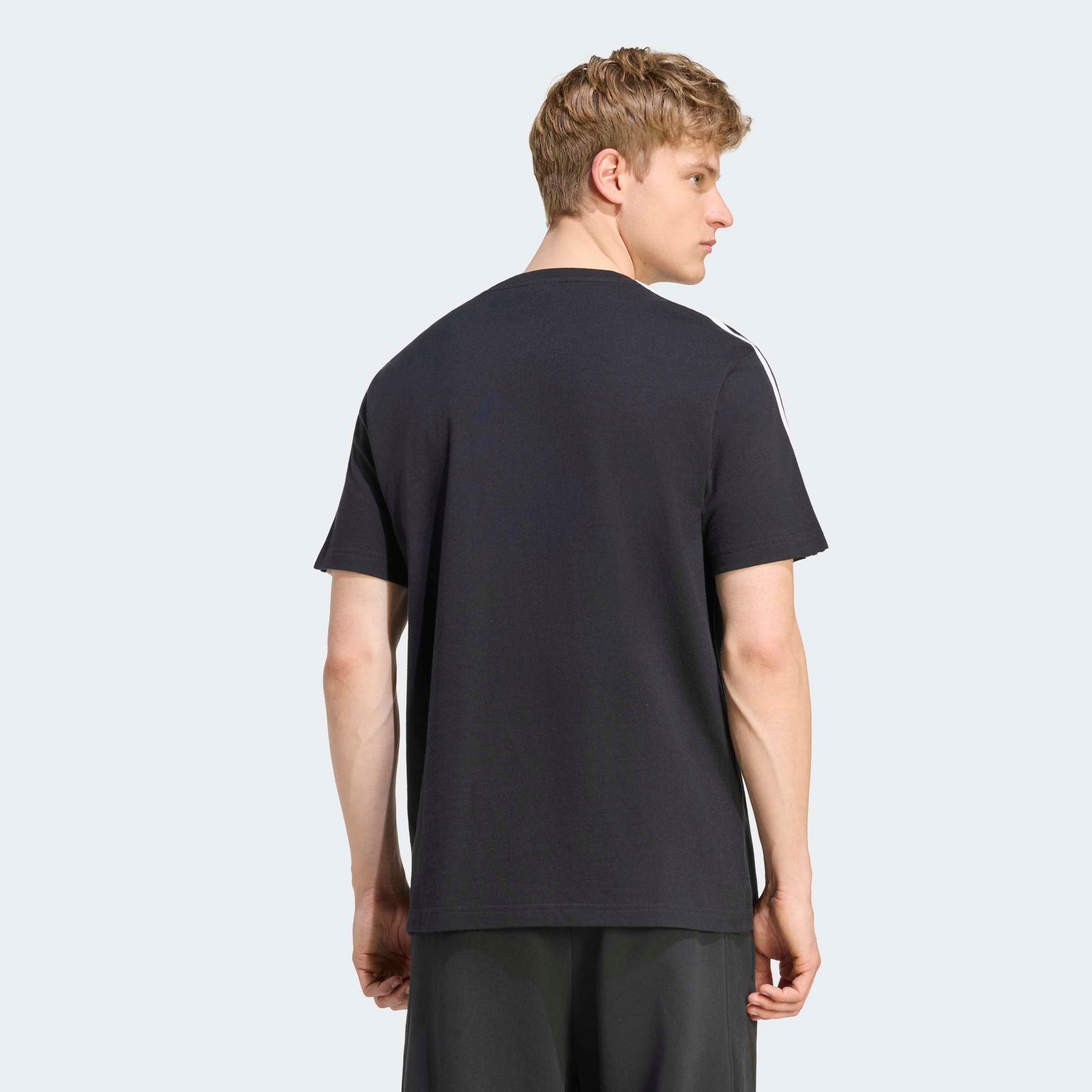 adidas Sportswear »ESSENTIALS 3-STREIFEN, SINGLE JERSEY, BRANDING LINKE SCHULTER«
