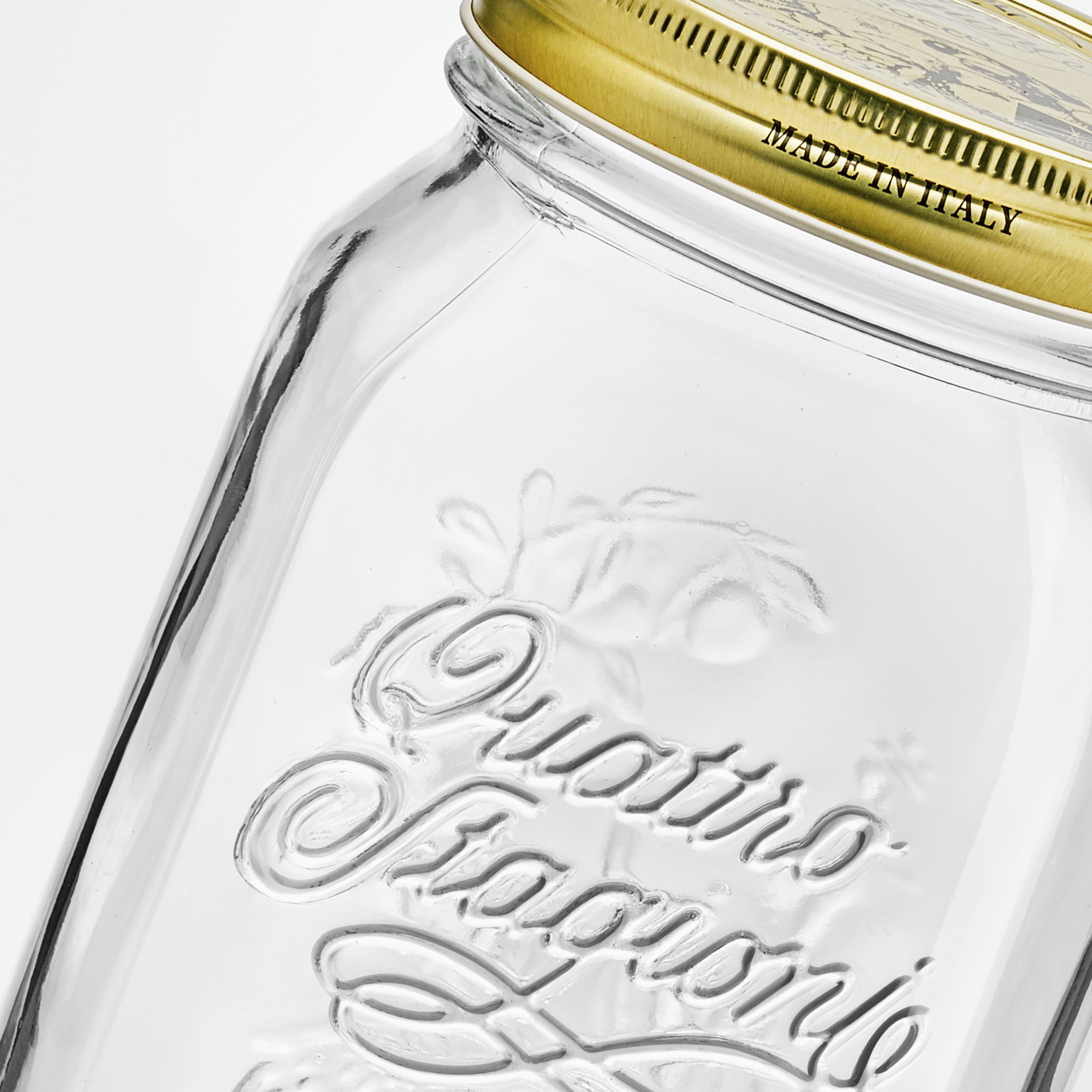 Thumbnail - Bormioli Rocco Einmachglas "Quattro Stagioni" Set, 3 Stück, 1,0l Fassungsvermögen, 3 Stk. tlg. luftdicht verschließbar, ...