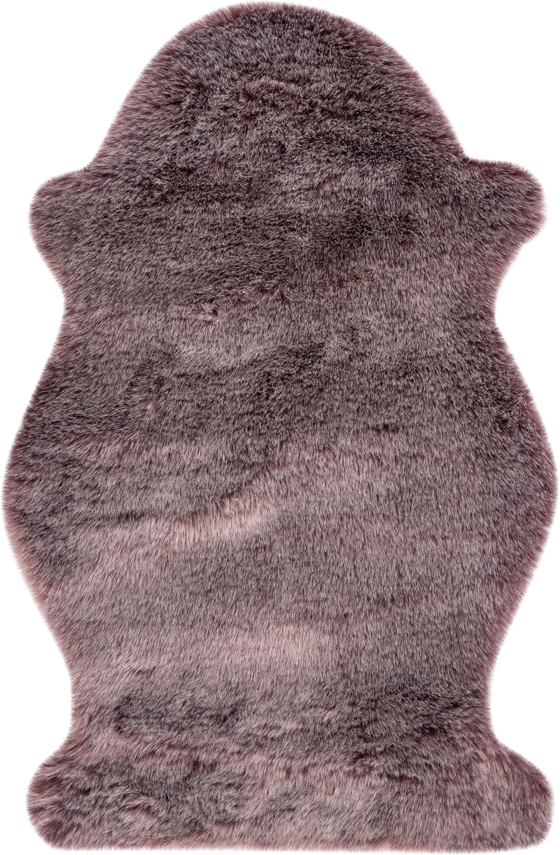 Thumbnail - Obsession Fellteppich "My Samba 495" fellförmig 40 mm Höhe Kunstfell, handgetufte changierende Farben, weicher Hochflor