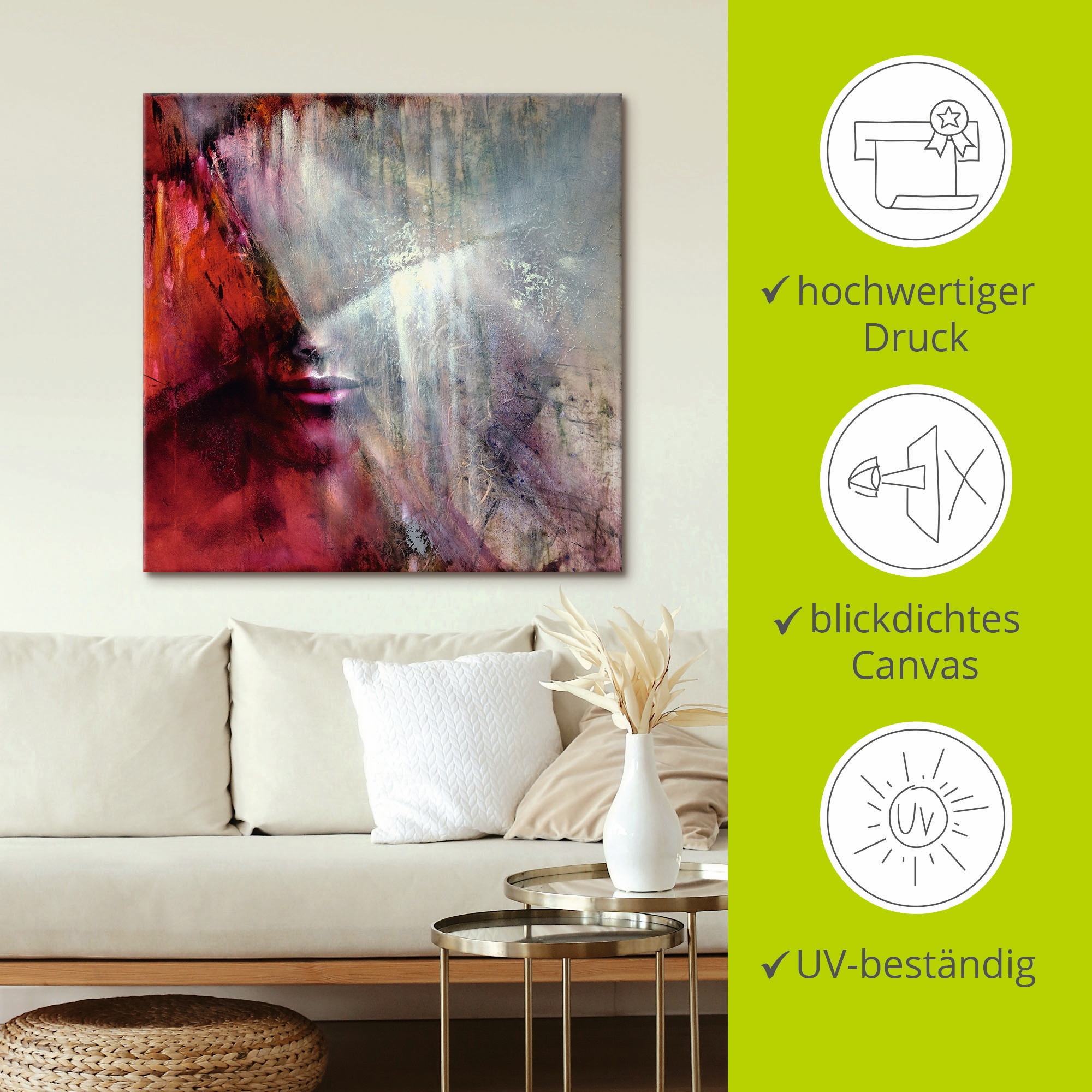 Artland Wandbild »Julia«, Frau, (1 St.), als Alubild, Outdoorbild, Leinwandbild, Poster in verschied. Größen