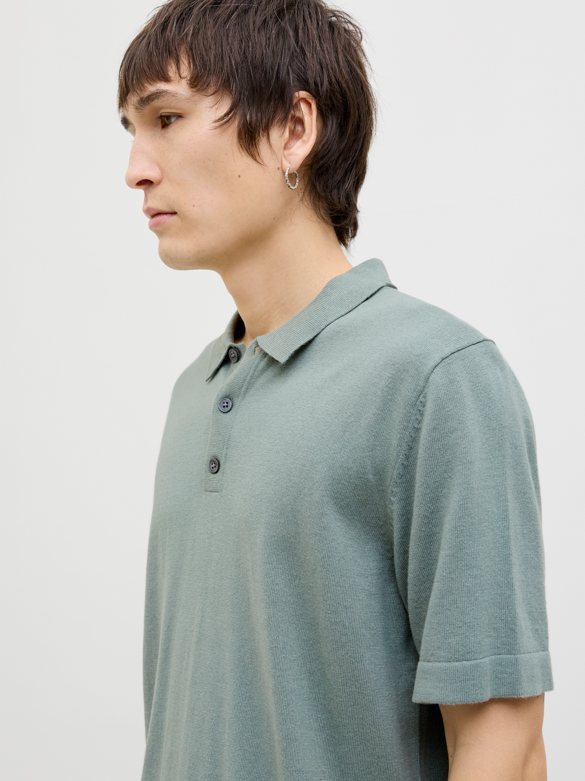 Jack & Jones Kurzarmpullover "JJEEMIL KNIT RELAXED POLO SS SN", mit Polo Kr günstig online kaufen