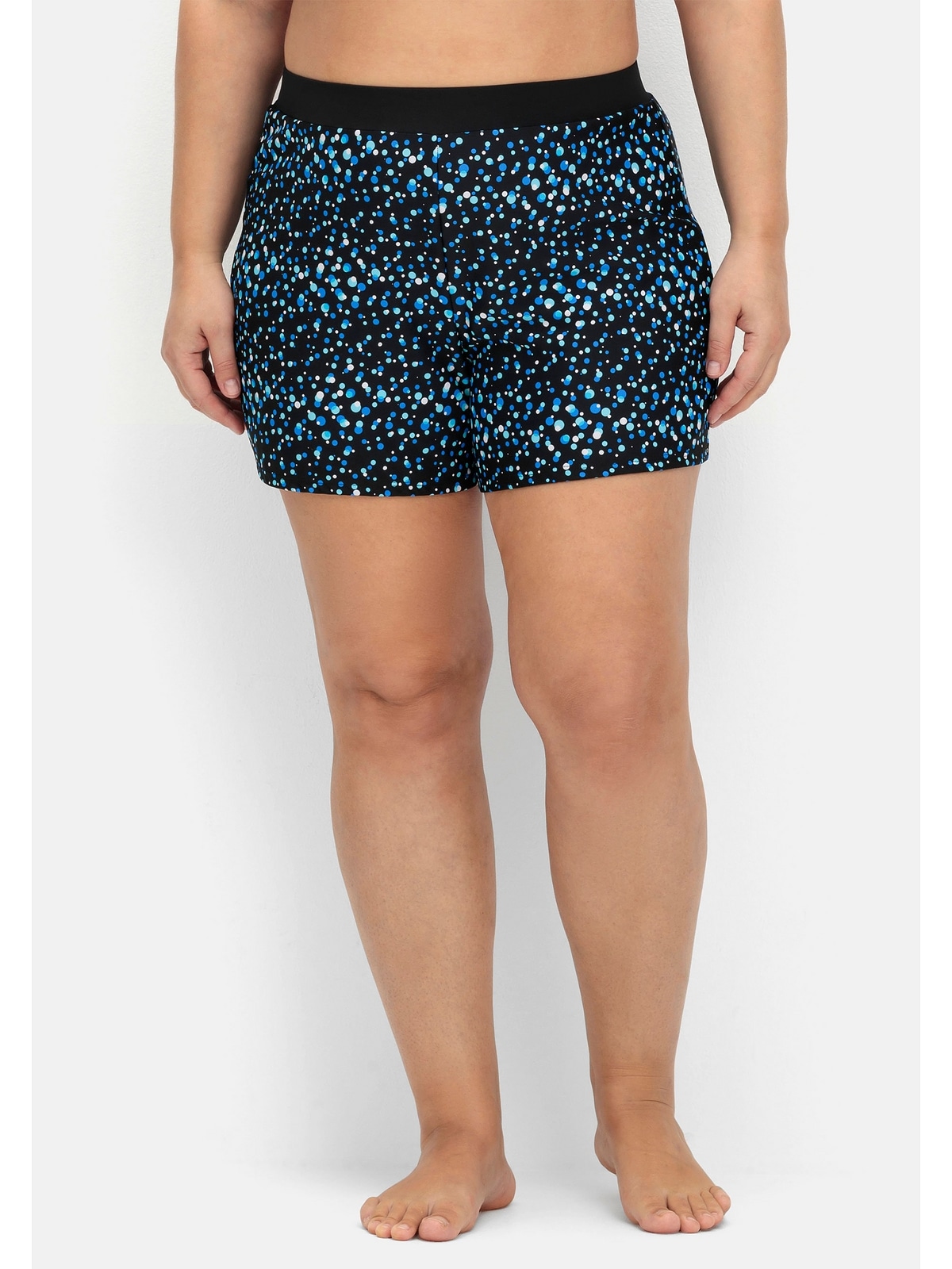 Sheego Badehose »Große Größen«, mit Pünktchen-Print und Shape-Effekt