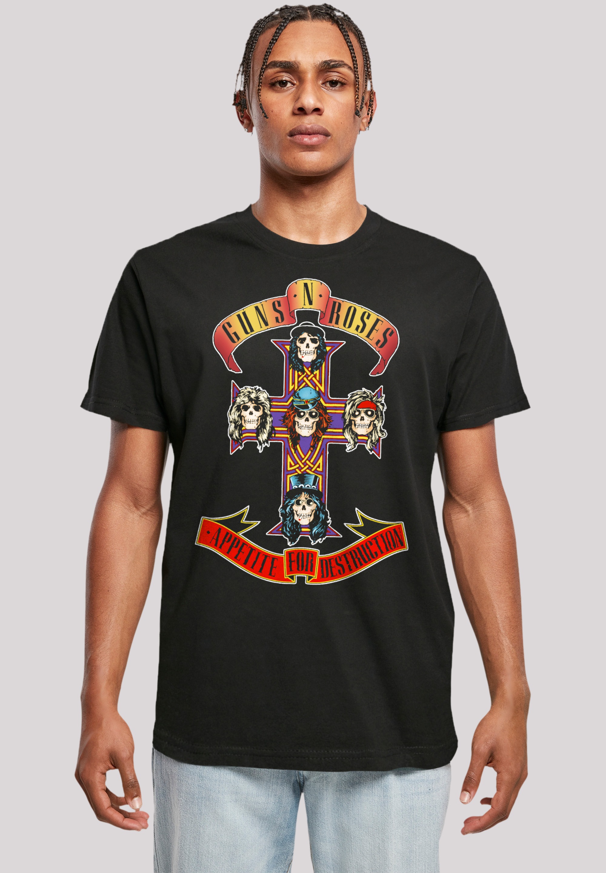 F4NT4STIC T-Shirt "Guns n Roses Appetite For Destruction", Print günstig online kaufen