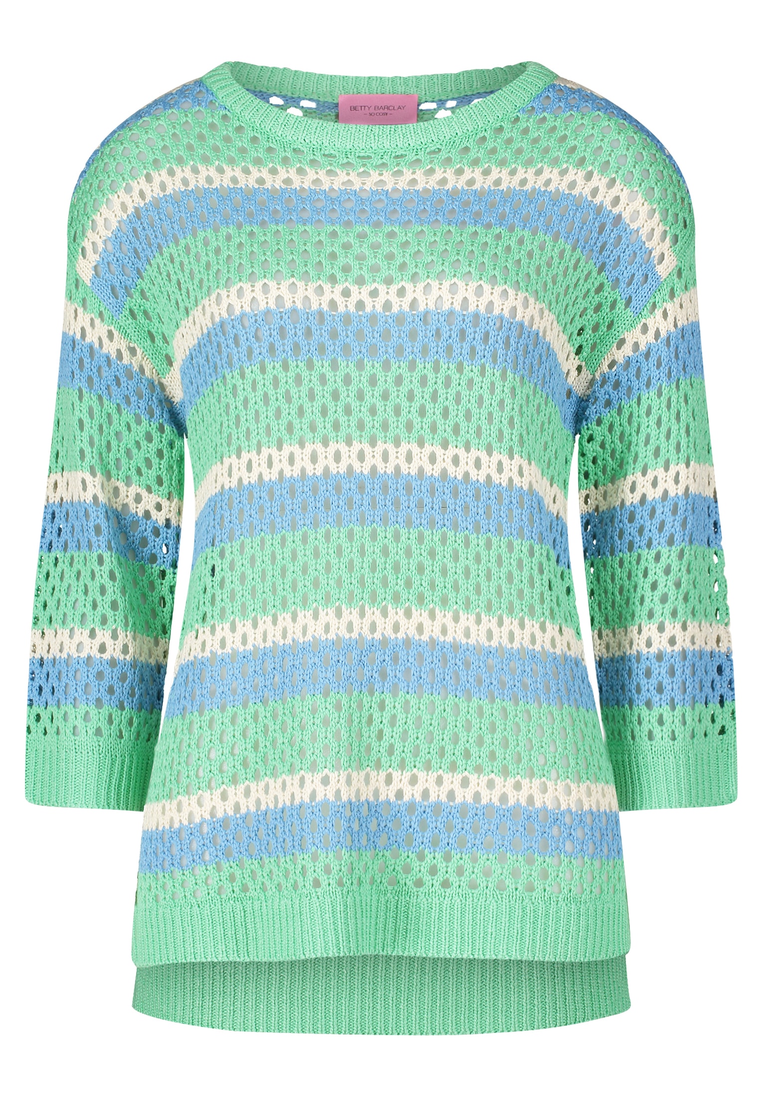 Betty Barclay Strickpullover »Betty Barclay Grobstrick-Pullover mit Streifen«, (1 tlg.), Ringel