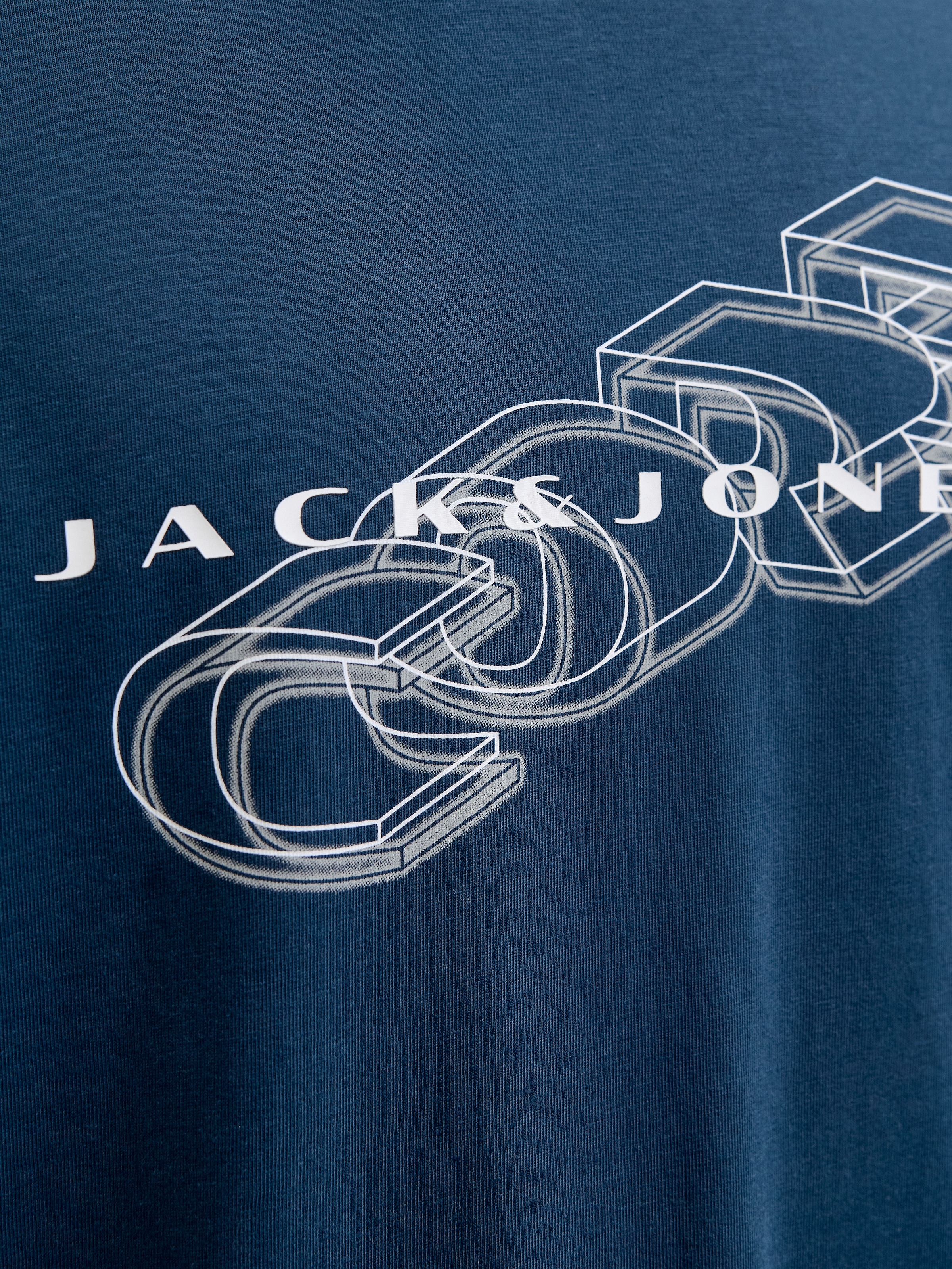 Jack & Jones PlusSize Kurzarmshirt »JCOFUSION BIG BRANDING TEE SS CREW PLS«