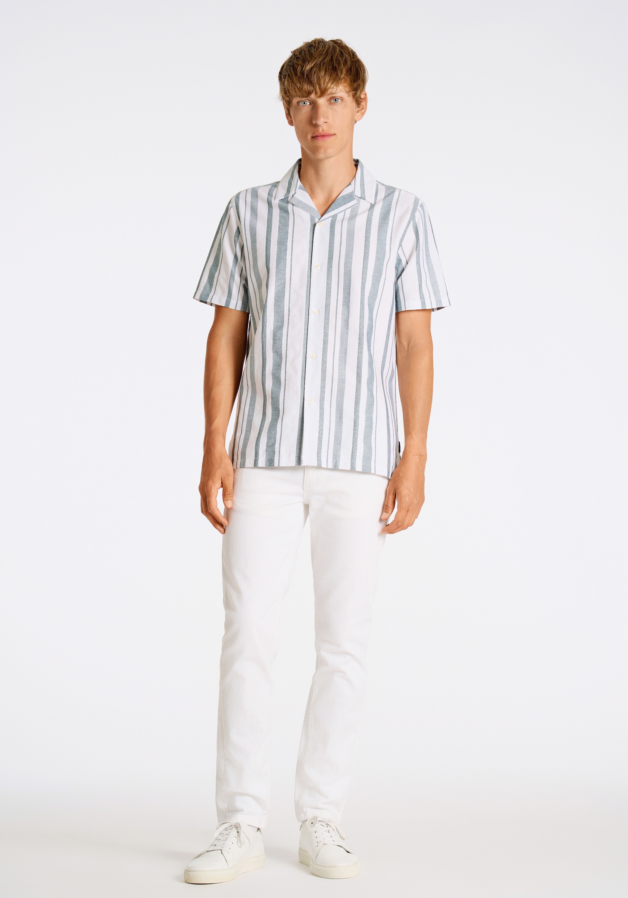 LINDBERGH Kurzarmhemd »Freizeithemd (Kurzarm) Loose Fit«