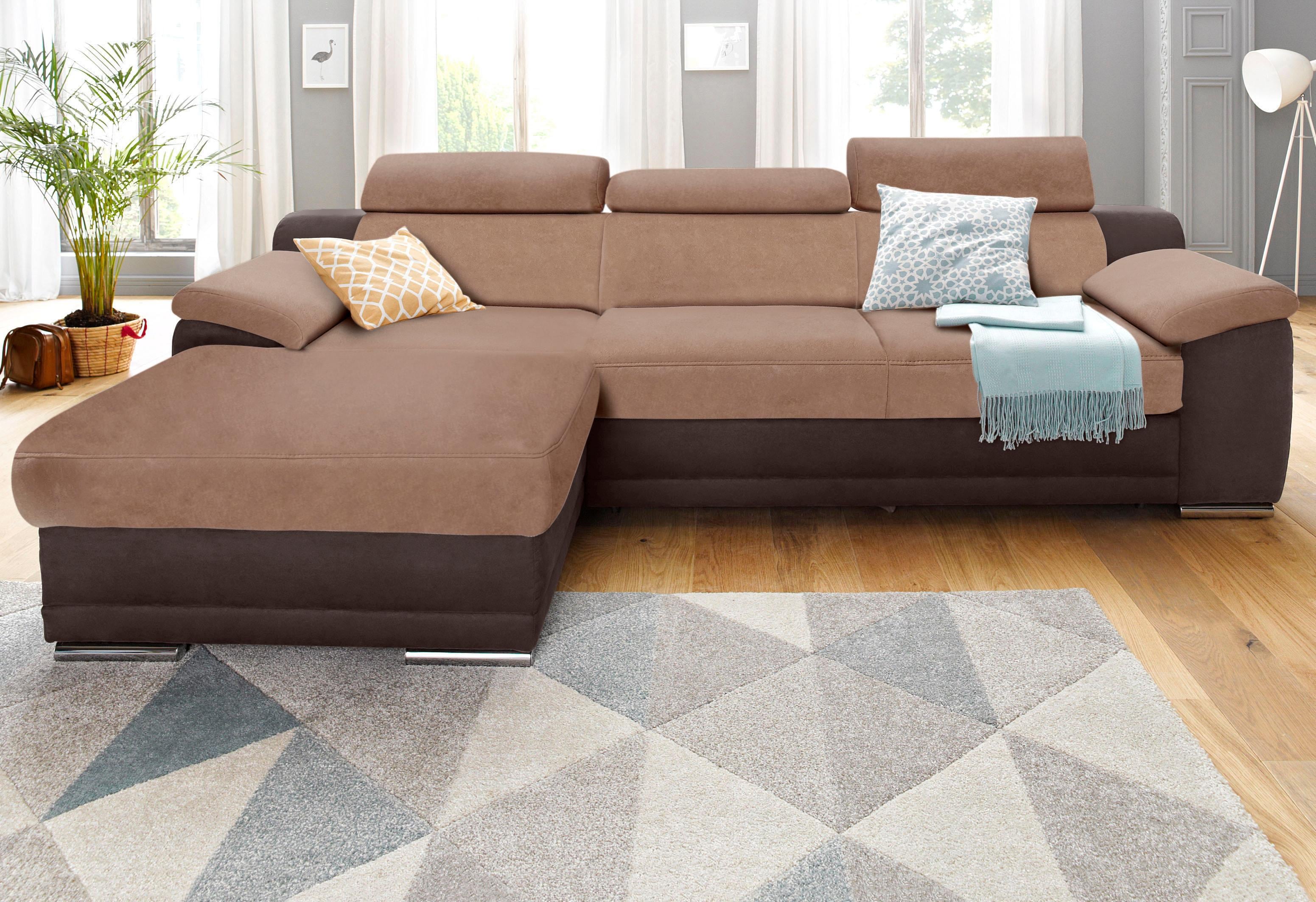 sit&more Ecksofa "Xenia L-Form" wahlweise mit Schlaffunktion