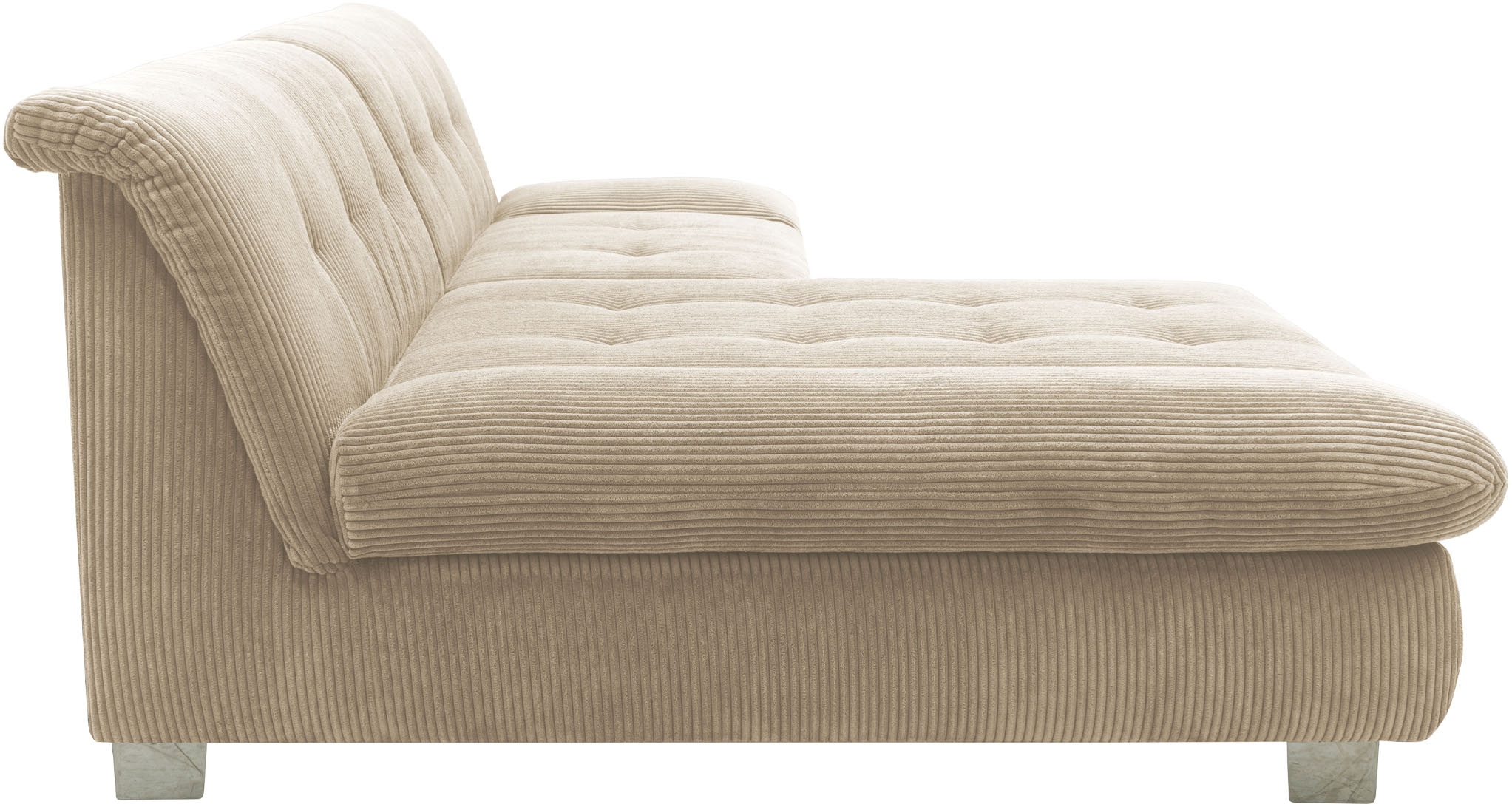 DOMO collection Ecksofa »100031 kompakte Stellmaße, komfortabel und bequem, L-Form«, wahlweise mit Bettfunktion und Armteilverstellung. Breite 234cm
