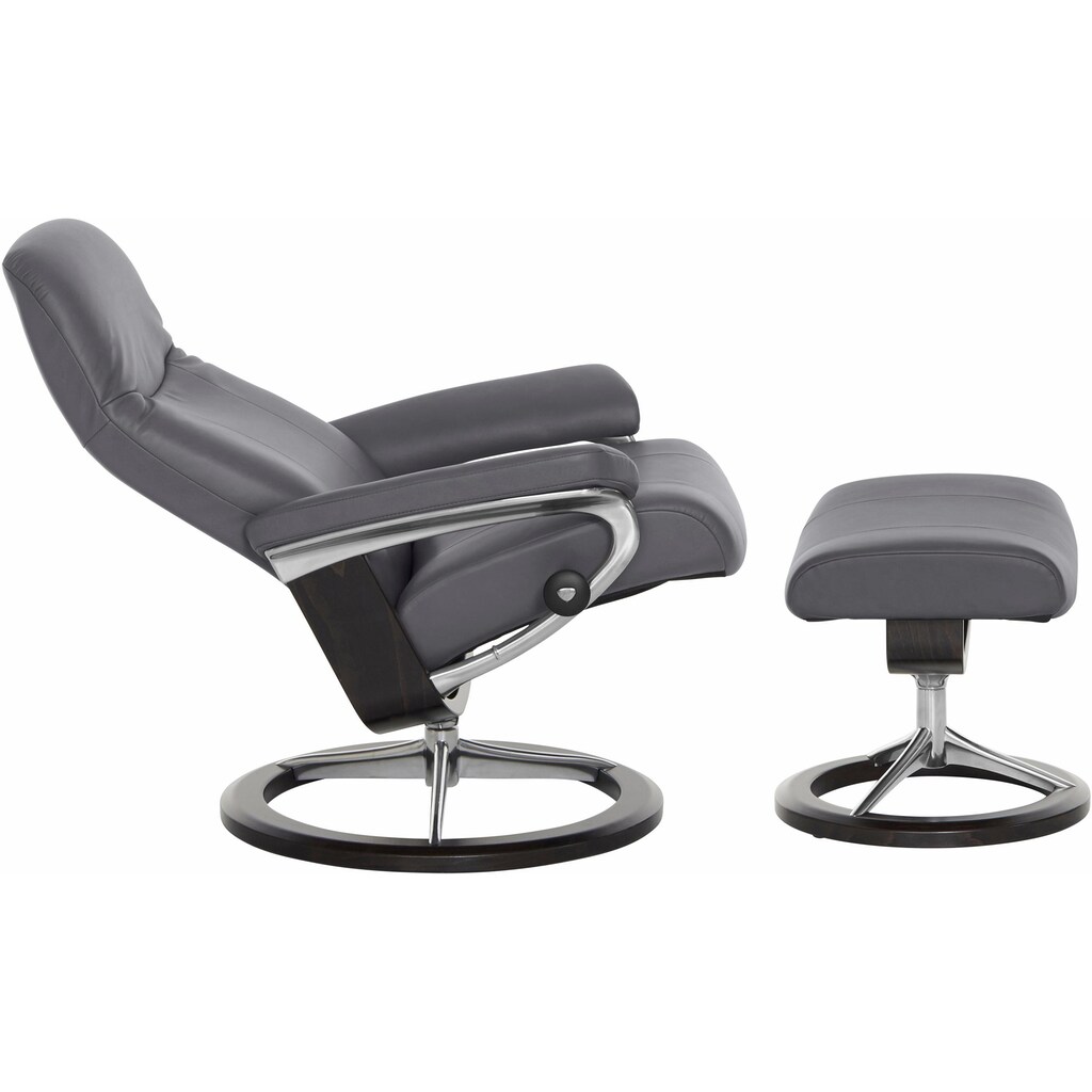 Stressless® Relaxsessel »Garda«, (Set, Relaxsessel mit Hocker)