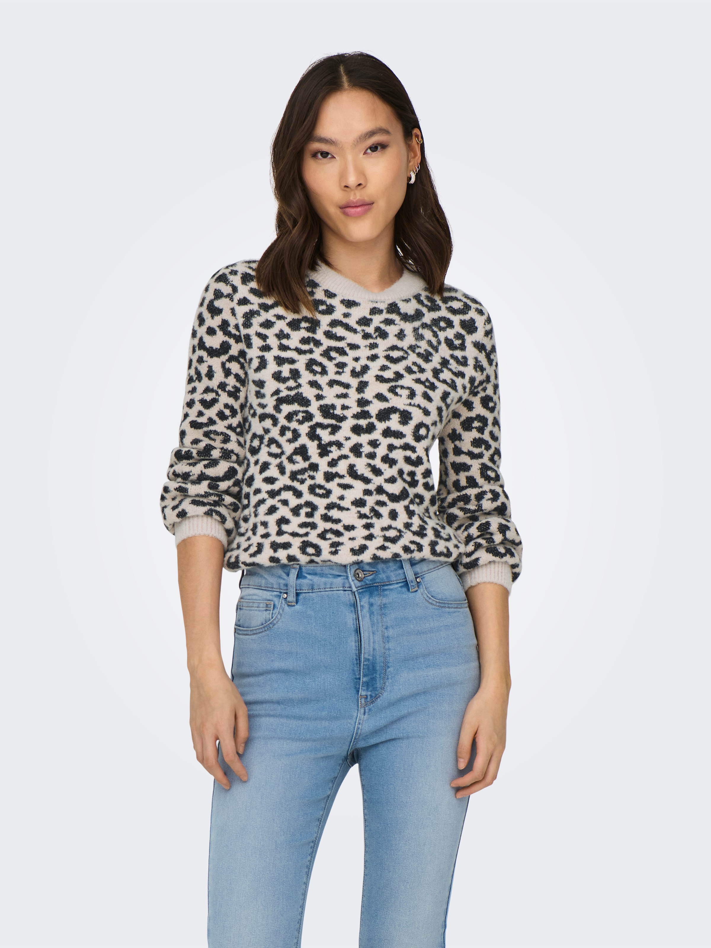 JDY "JDYLORRAINE ANIMAL L/S PULLOVER KNT NOOS" günstig online kaufen