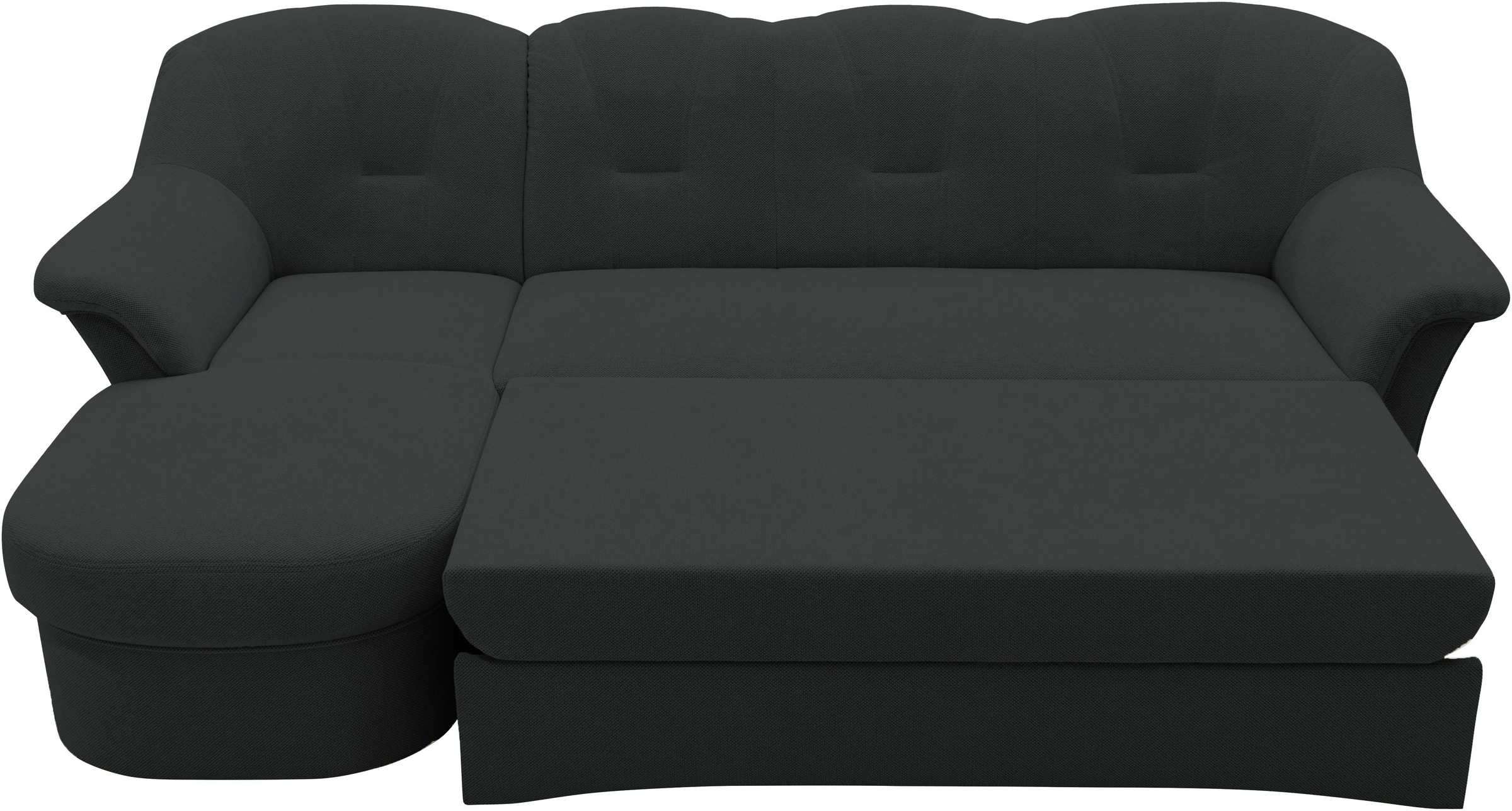 DOMO collection Ecksofa »Flores Schlafsofa, B/T/H: 233/142/86 cm, L-Form«, wahlweise mit Bettfunktion, wahlweise mit Federkern, auch in Leder