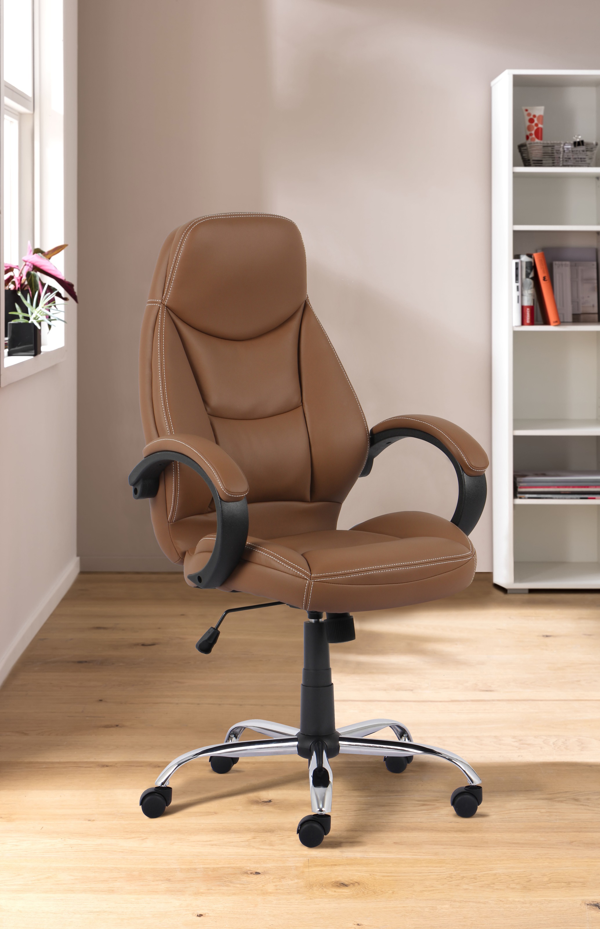 OTTO home Chefsessel "Veronika, Bürostuhl," () komfortabel gepolstert, Kuns günstig online kaufen