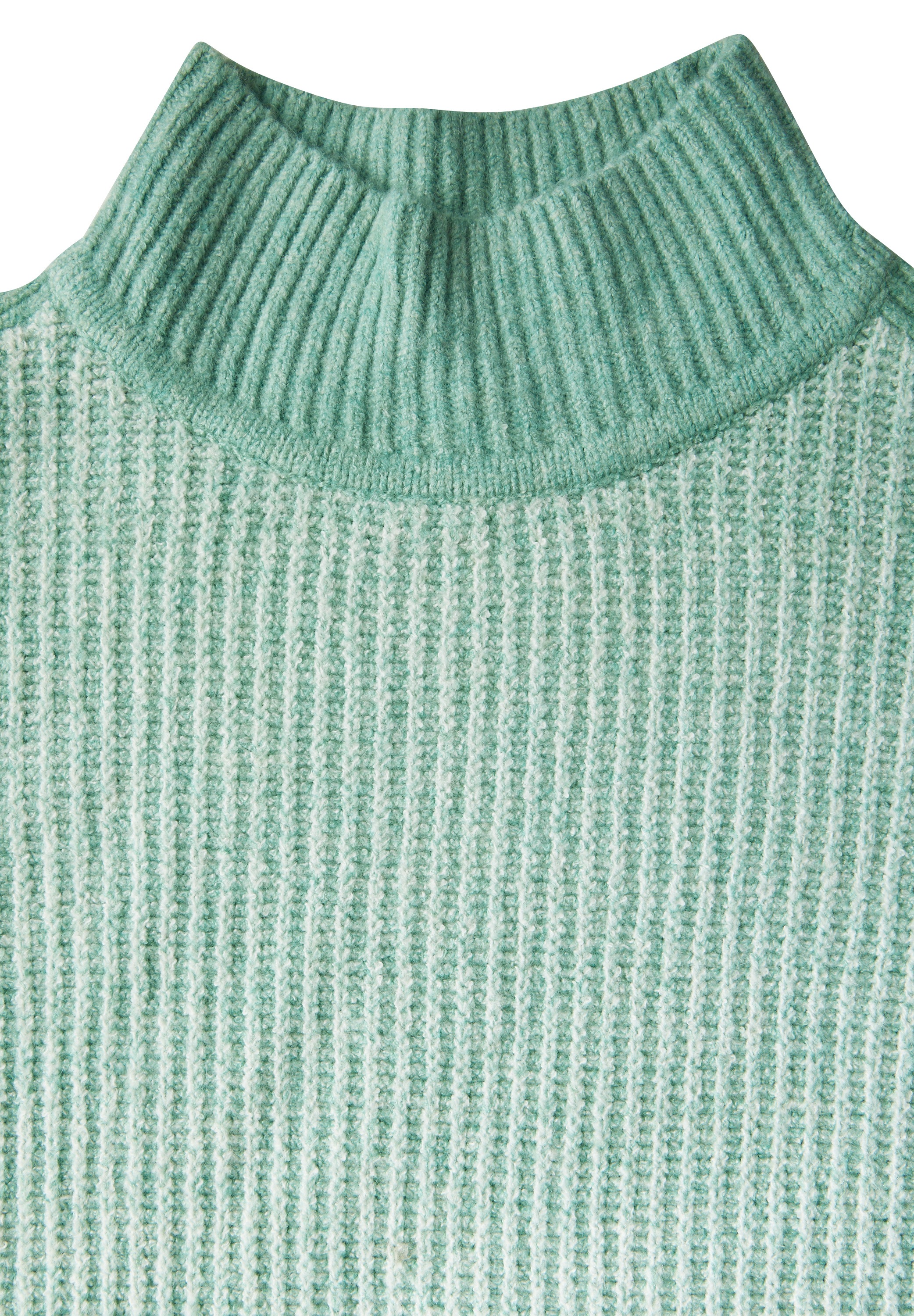 Cecil Rollkragenpullover, im Melange Look