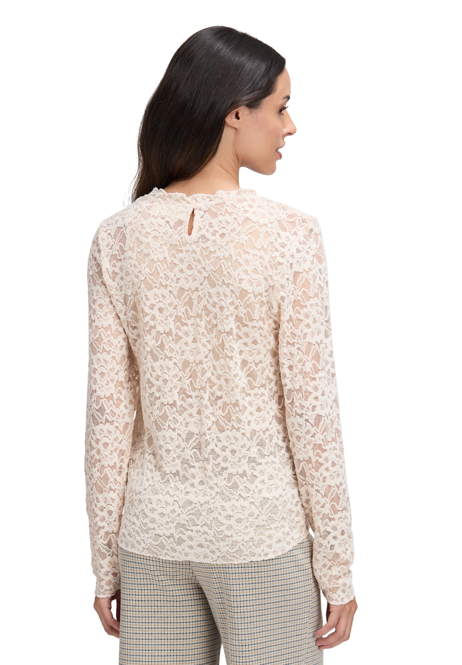 Cartoon Kurzarmshirt »Cartoon Damen Langarm-Shirt mit Kragen«, (1 tlg.)
