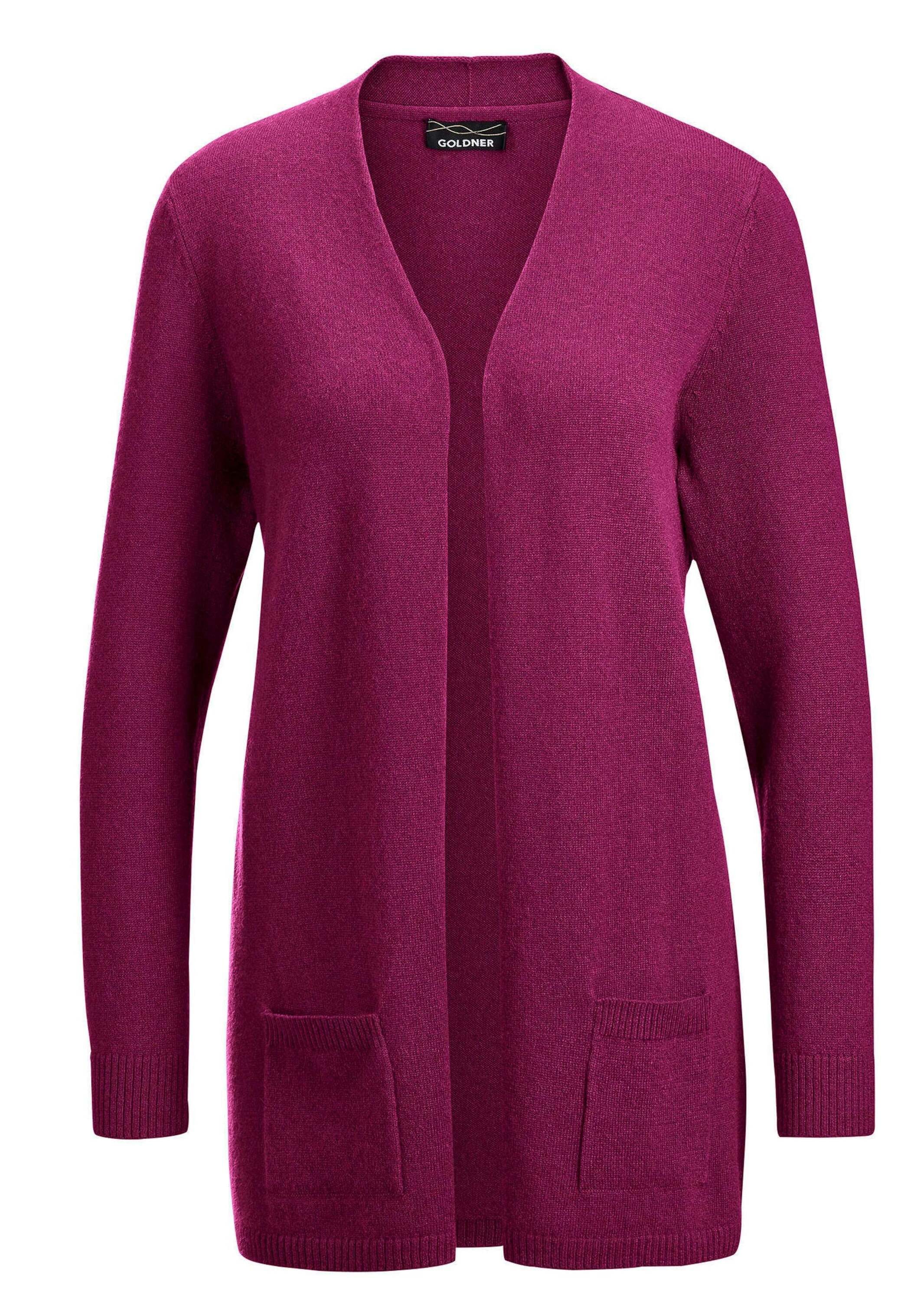 GOLDNER Strickjacke "Langarm Feinstrick-Cardigan" günstig online kaufen