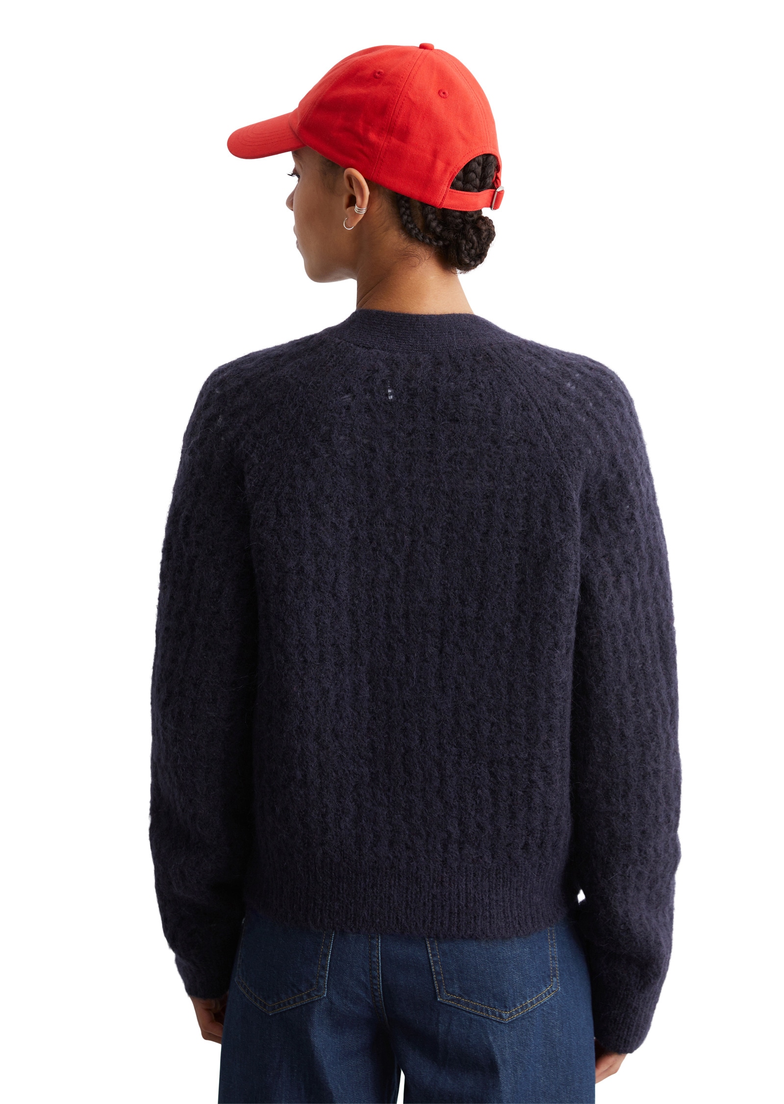 Marc O'Polo DENIM Cardigan »aus gebürstetem Schurwolle-Mohair-Mix«