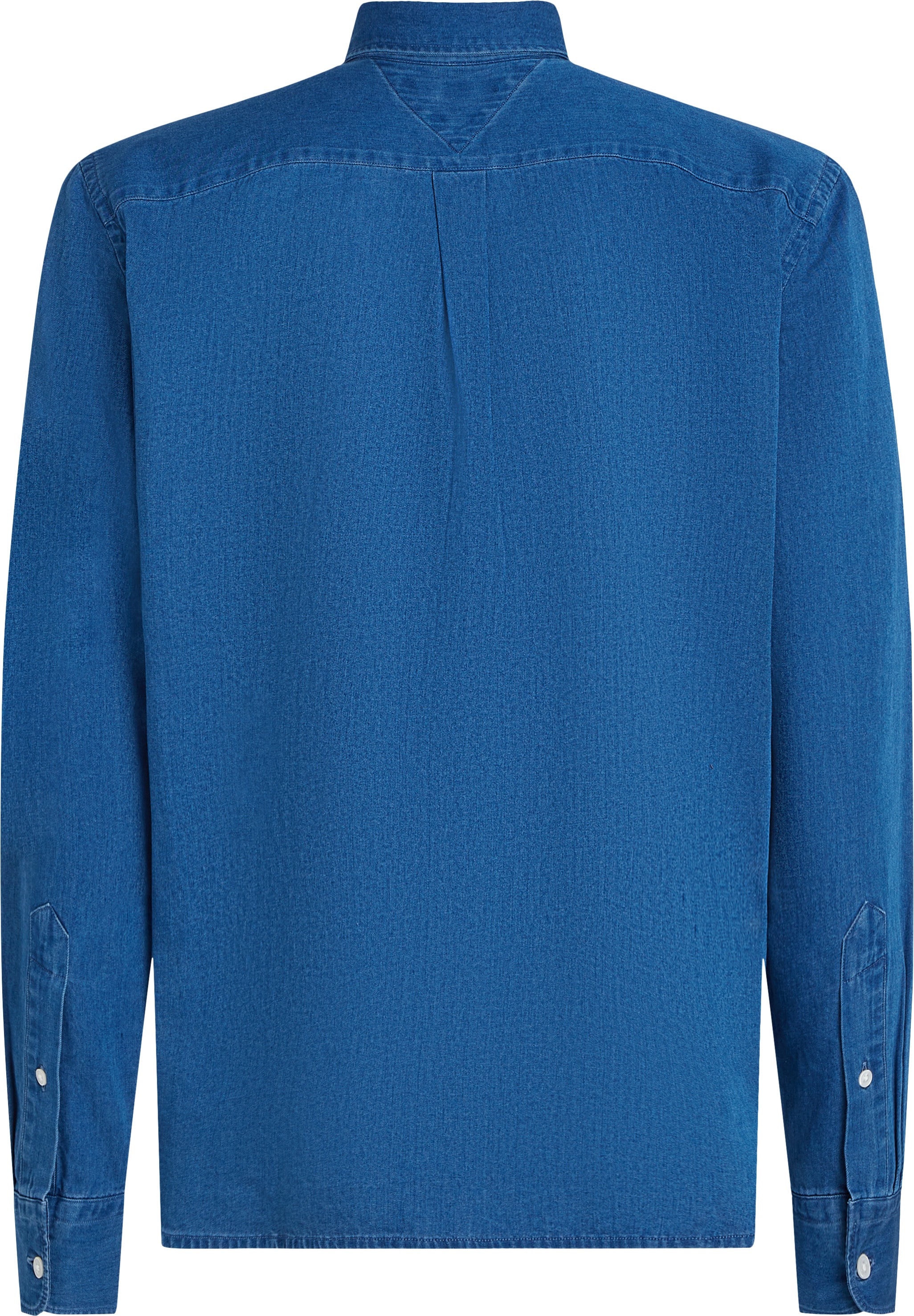 Tommy Hilfiger Big & Tall Jeanshemd »BT-CHAMBRAY SHIRT-B«, in Großen Größen, Mit Logostickerei