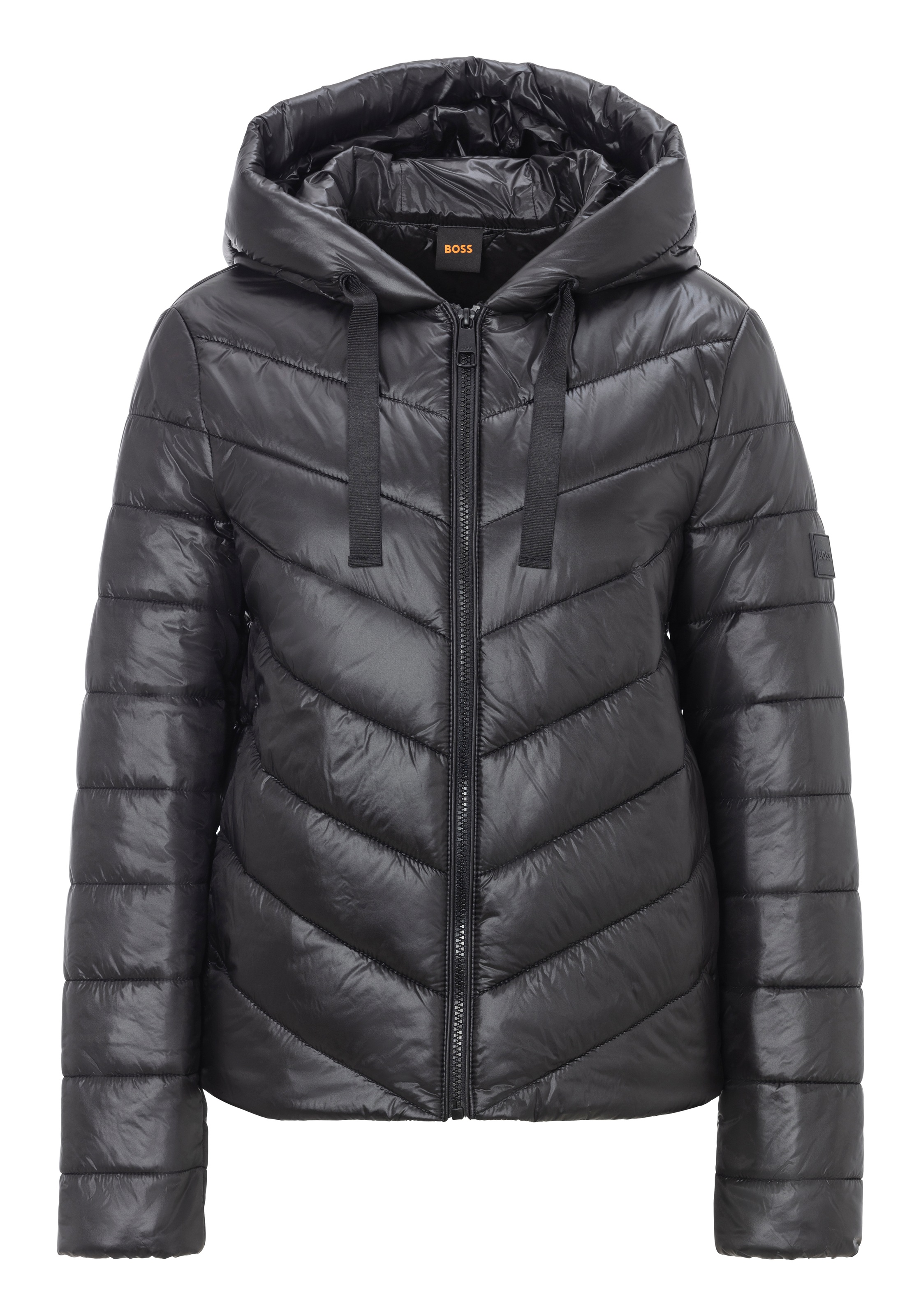 BOSS ORANGE Outdoorjacke »Palatori Premium Damenmode«, mit Kapuze, mit Kapuze