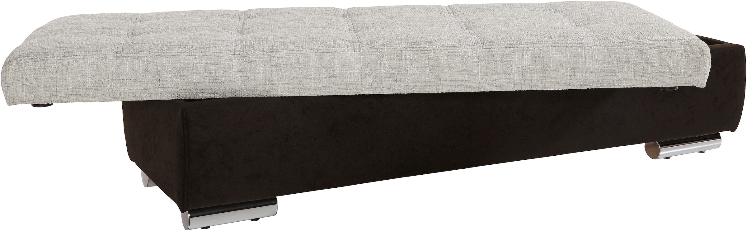 DOMO collection Hocker »Treviso XXL: B/T/H: 161/60/41 cm«, mit Stauraum, auch in Cord, passend zur Serie, moderne Steppung