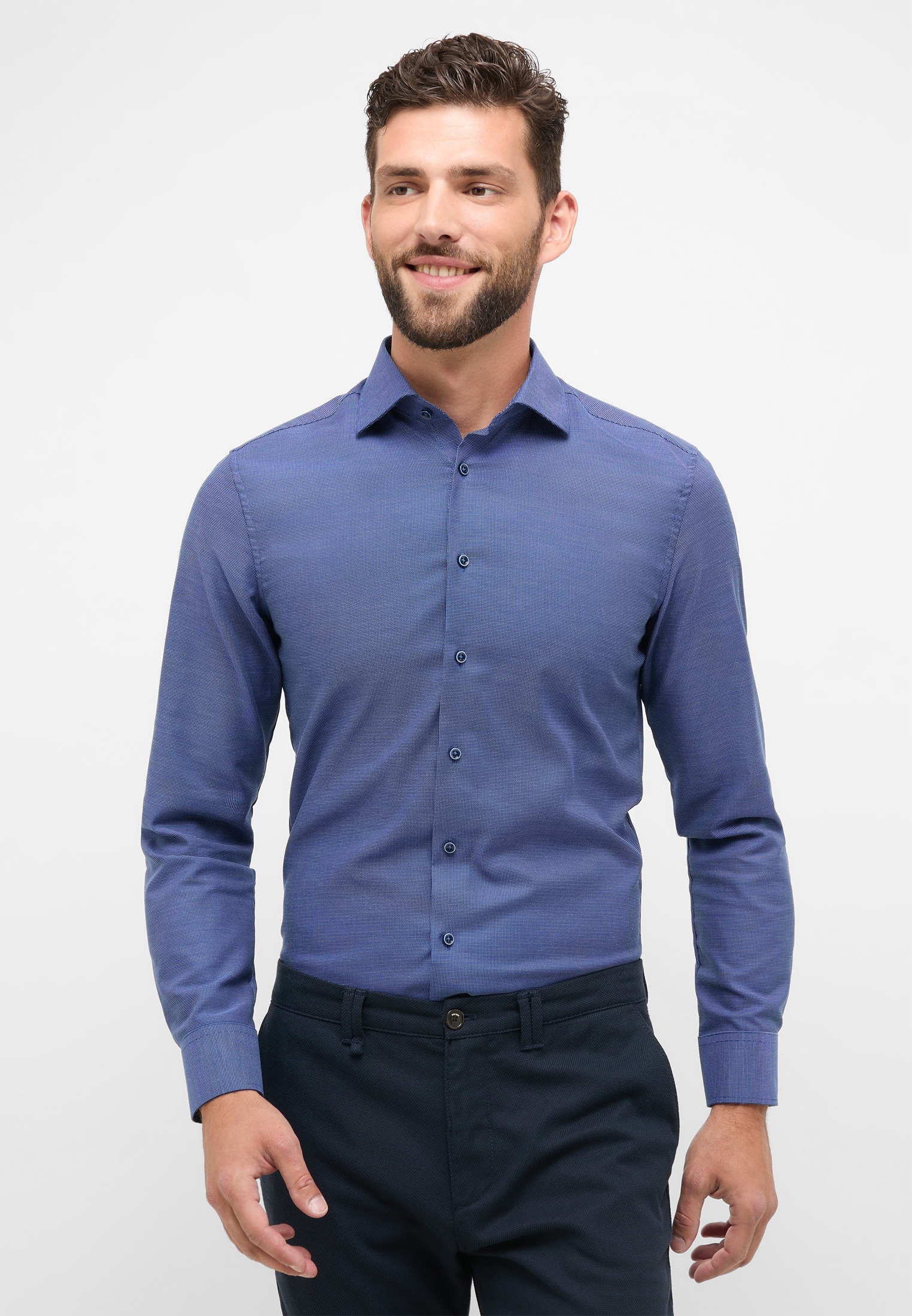 Eterna Langarmhemd "SLIM FIT", NON IRON (bügelfrei) günstig online kaufen