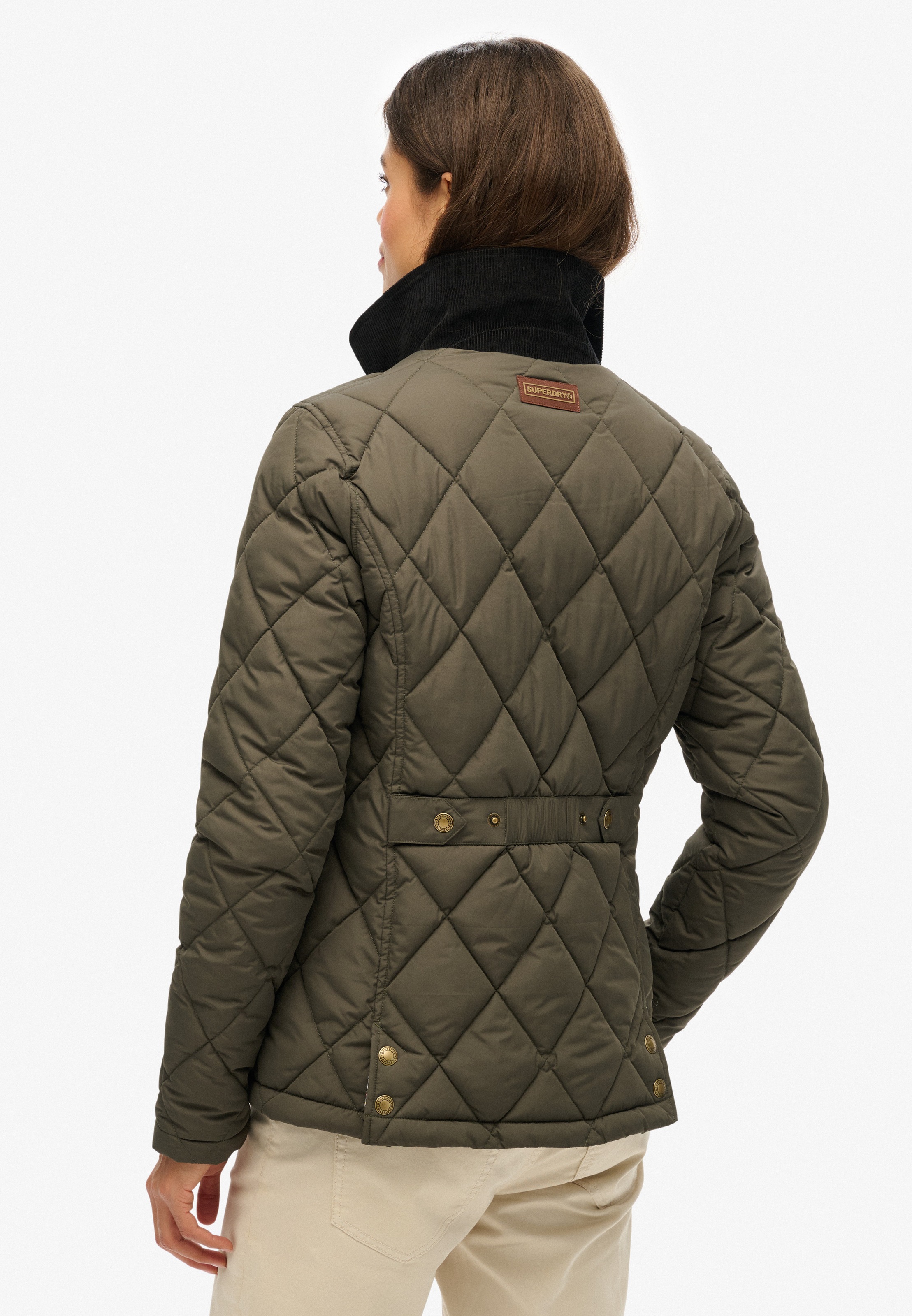 Thumbnail - Superdry Steppjacke "CORD TRIMMED LINER JACKET" ohne Kapuze