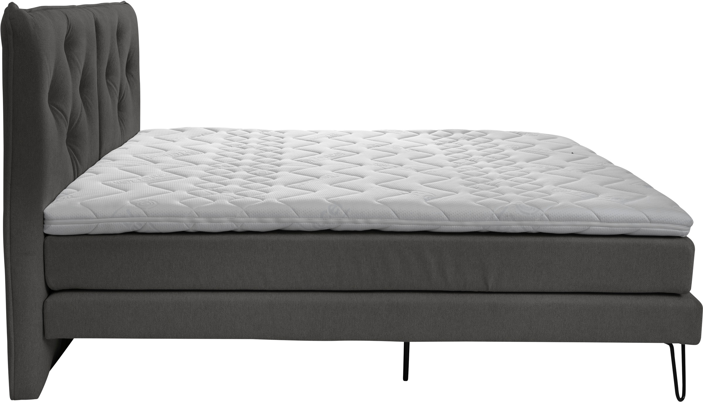 alina Boxspringbett »Longon inkl. Matratze und Komfortschaum-Topper, Breite 180x200cm«, erhältlich in verschiedenen Härtegraden