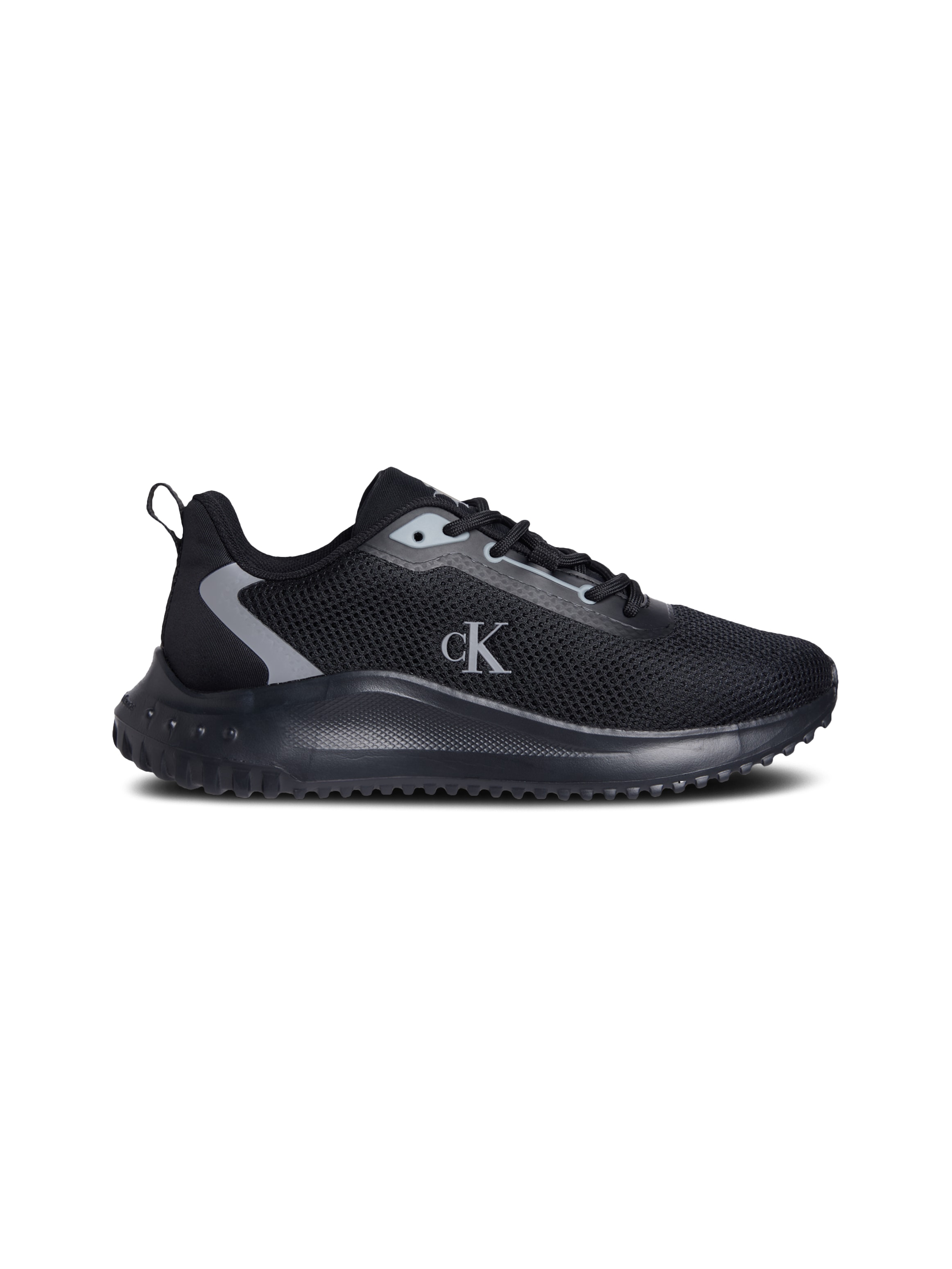 Calvin Klein Jeans Sneaker »EVA RUNNER L-UP MIX MESH LOGO CK«, Schnürschuh, Freizeitschuh, Halbschuh mit CK Logo an der Seite