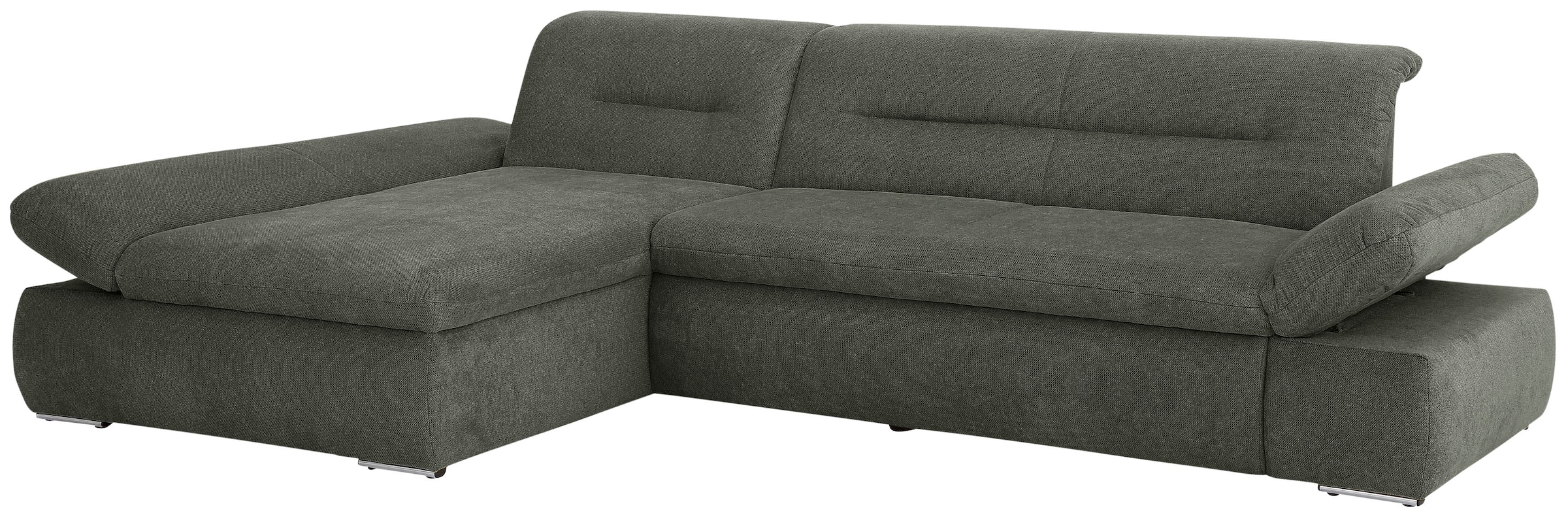 INOSIGN Ecksofa »Avesa L-Form«, Wahlweise mit Armteilvertsellung und Bettfunktion, B/T/H: 300/172/80cm