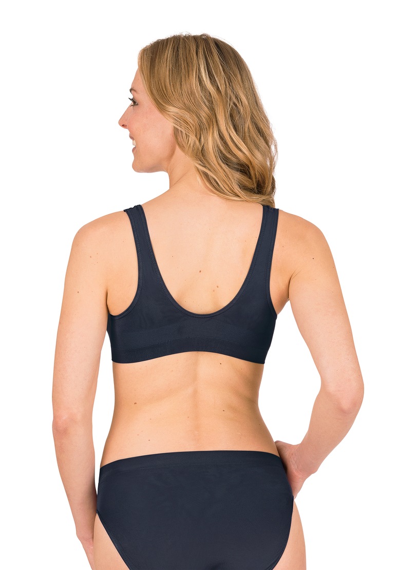 Trigema Bügelloser BH »TRIGEMA Bustier aus Polyamid/Elastan« 1